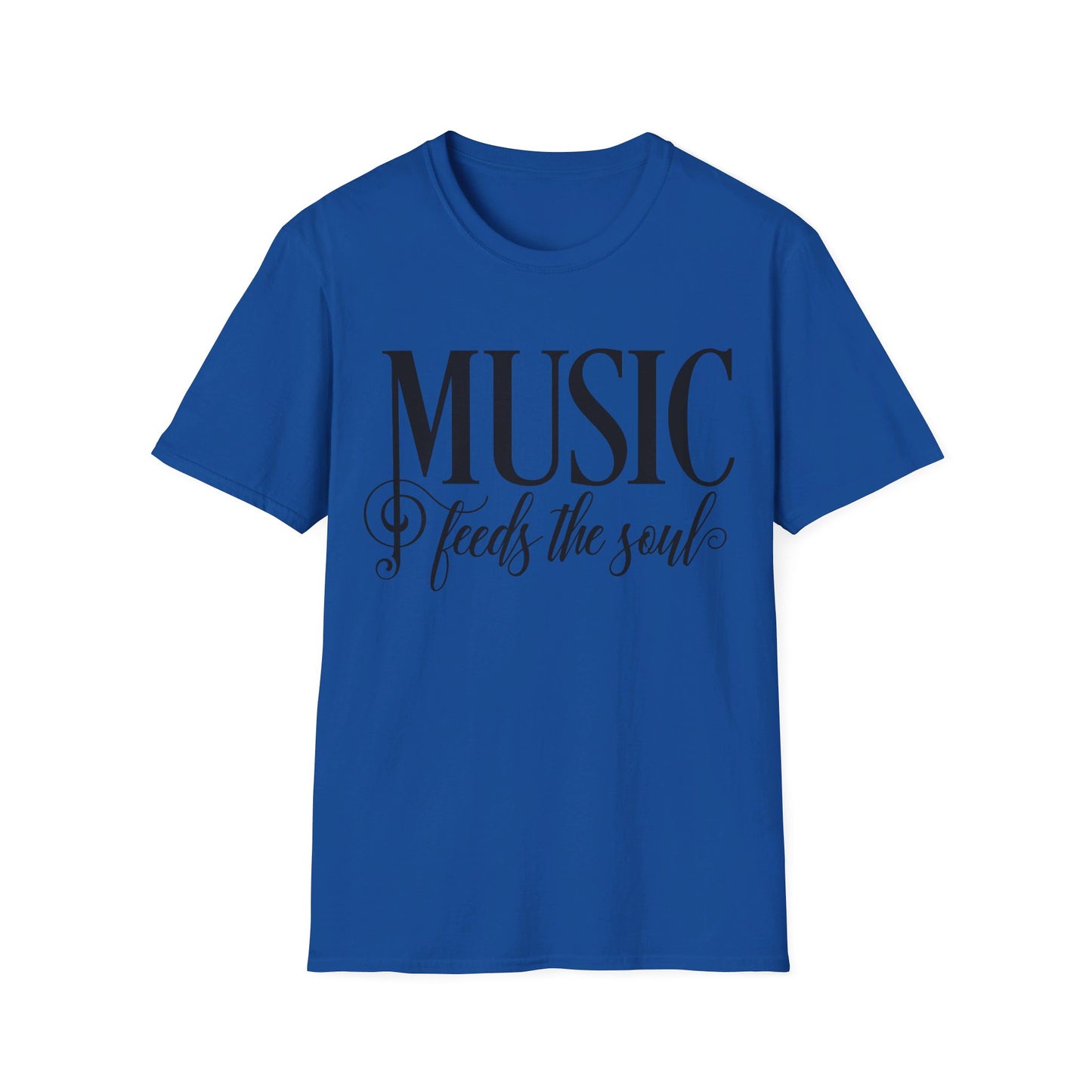 MUSIC Feeds the Soul - Unisex Softstyle T-Shirt