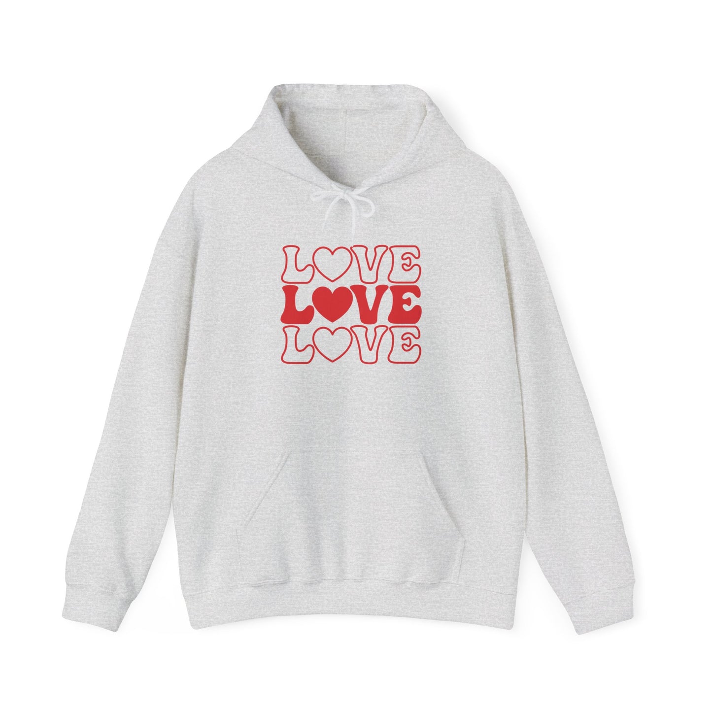 Unisex Heavy Blend Hooded Sweatshirt - Love, Love, Love