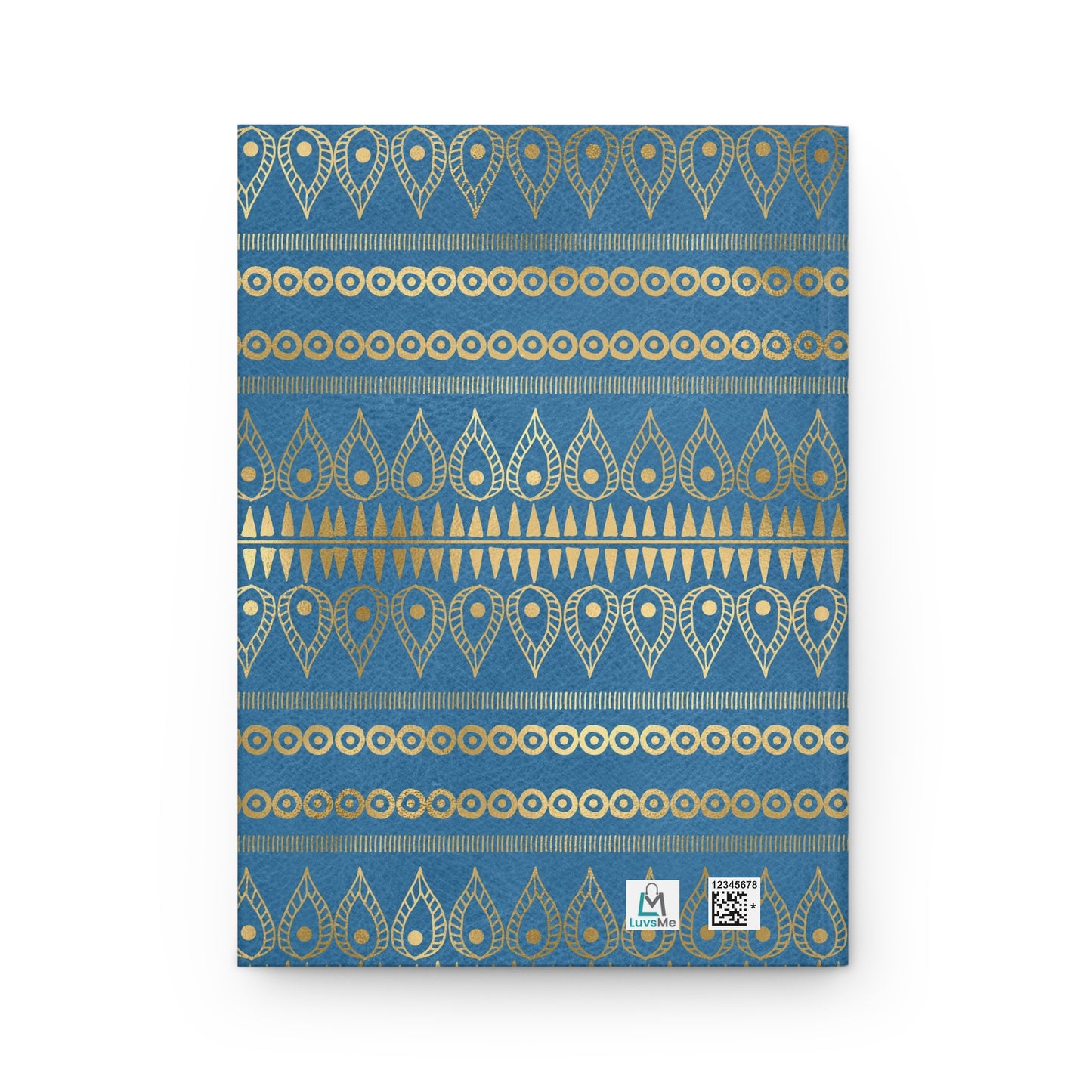 Blue Serene Boheme - Hardcover Journal Matte
