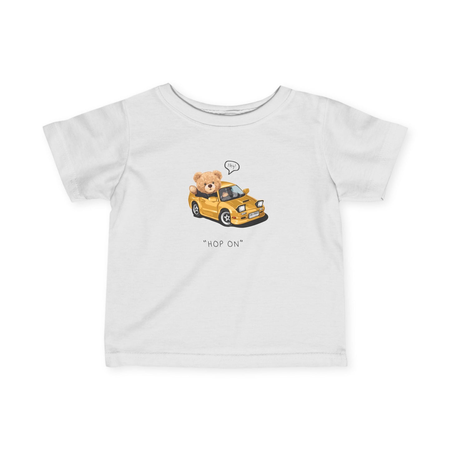 Sports Car Bear - Infant Fine Jersey Tee