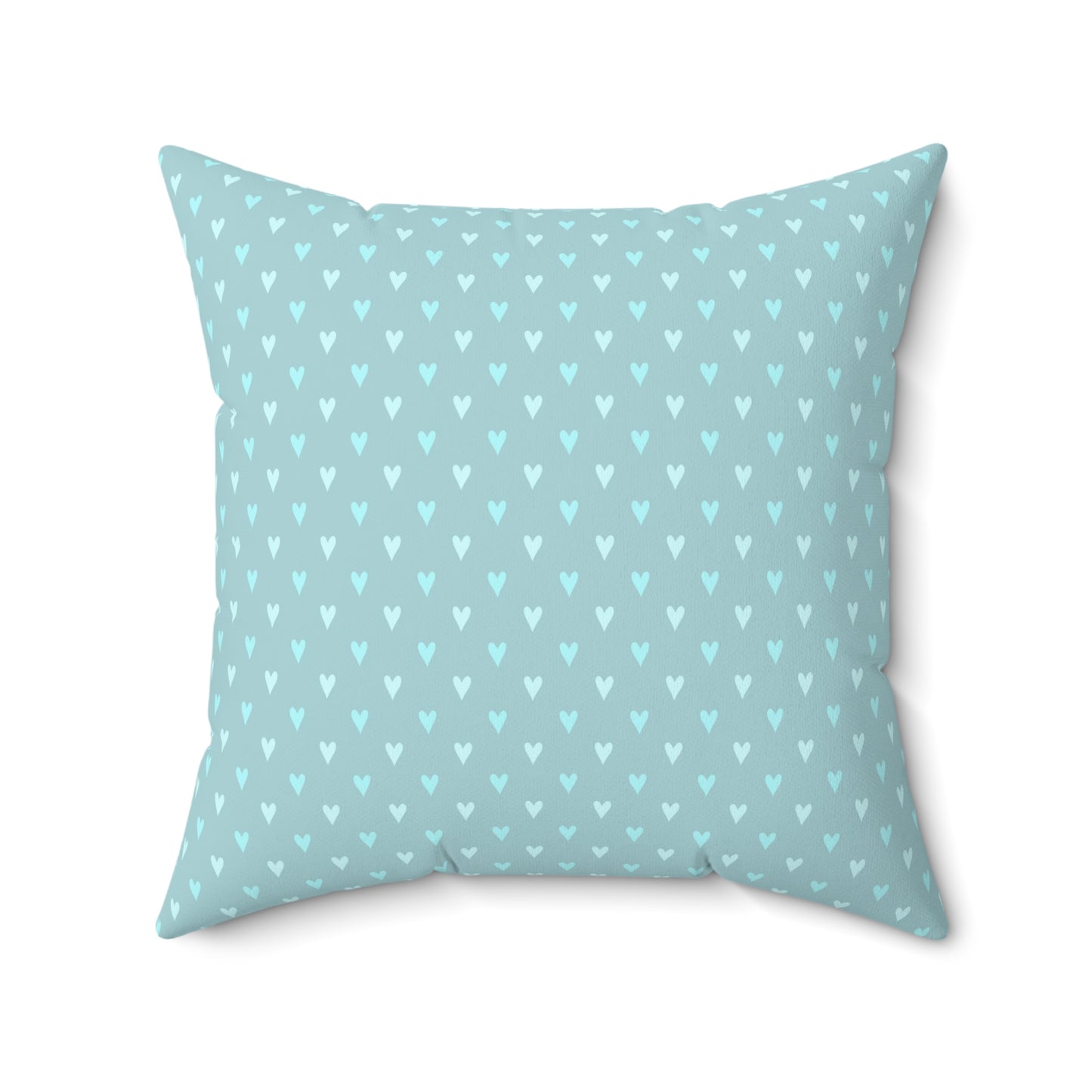 Teal Paris Sage Pattern 2 - Faux Suede Square Pillow