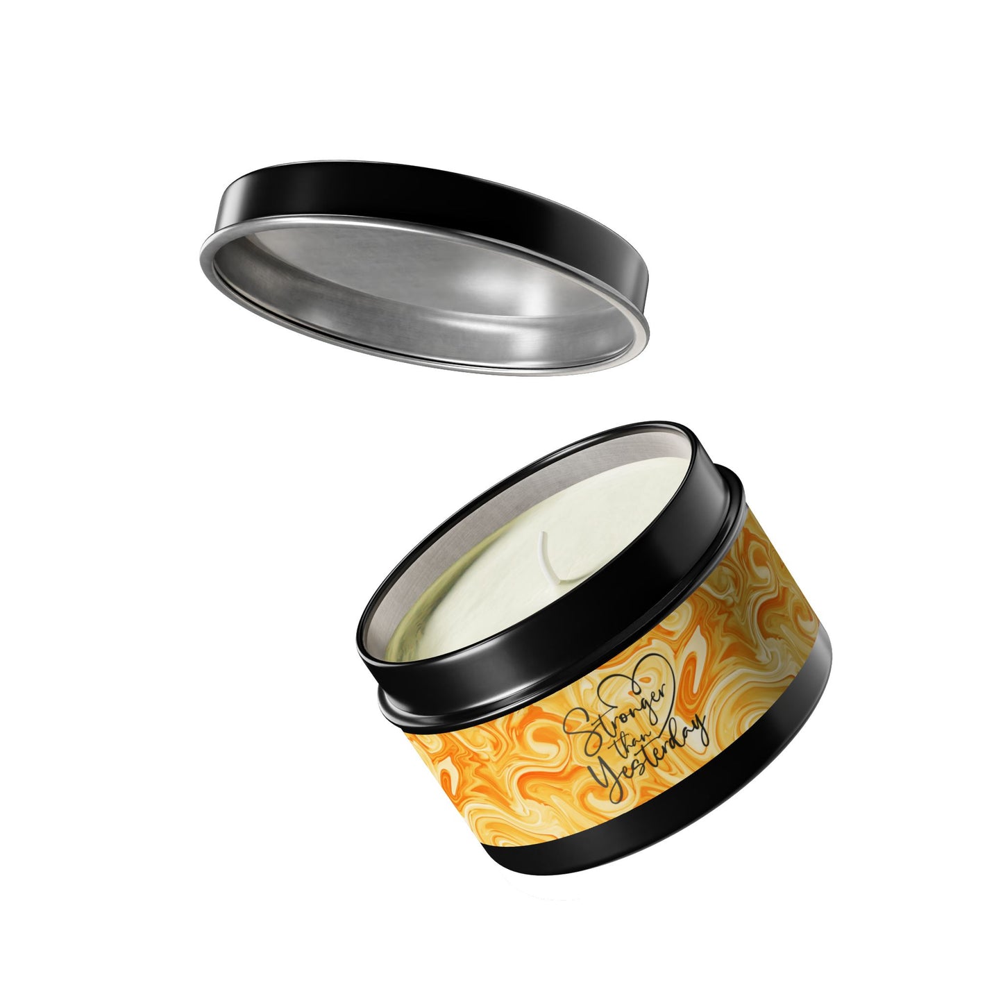 Stronger than Yesterday - Inspirational - Mindfulness & Self-Care - Scented Tin Candle