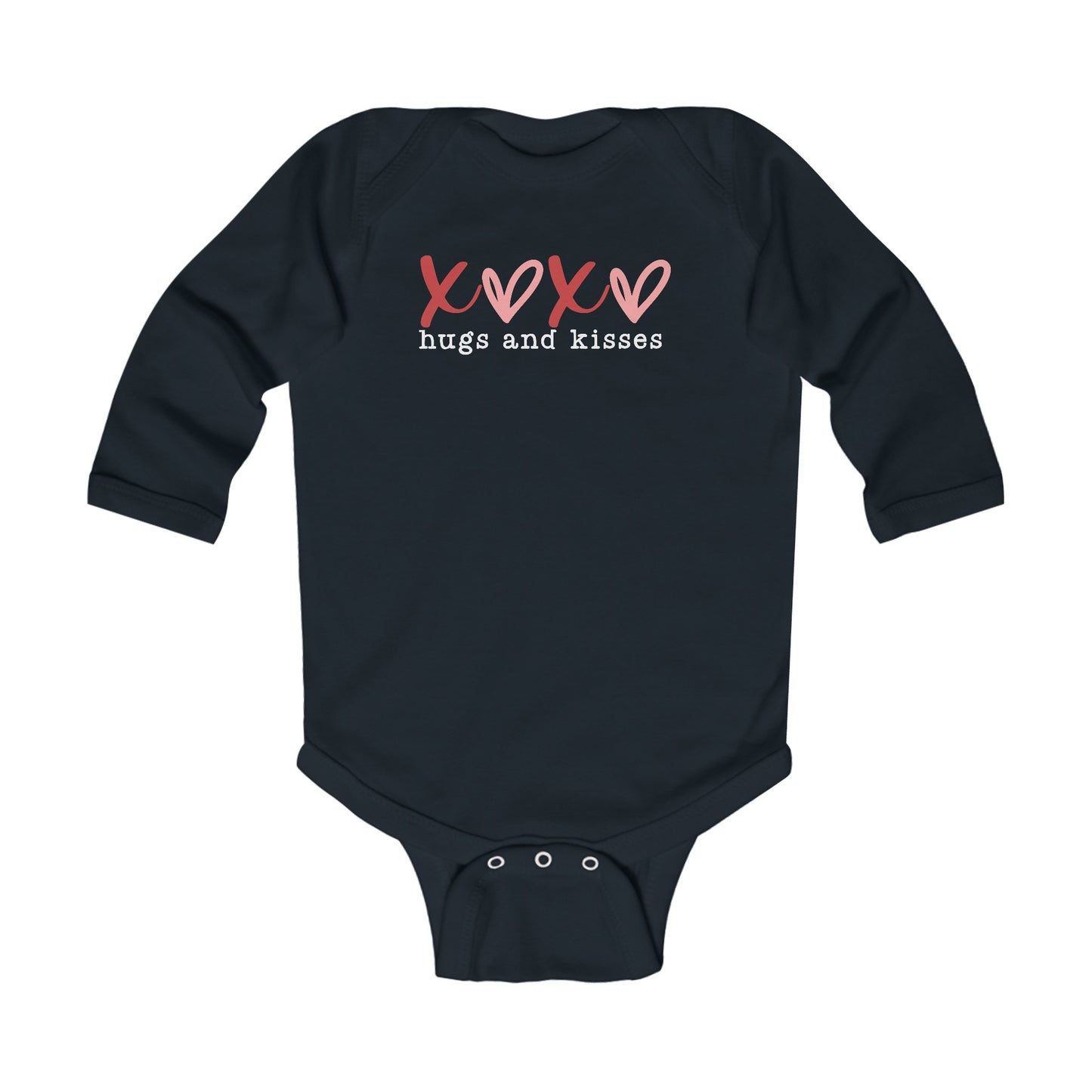 XOXO - Hugs and Kisses - Infant Long Sleeve Bodysuit
