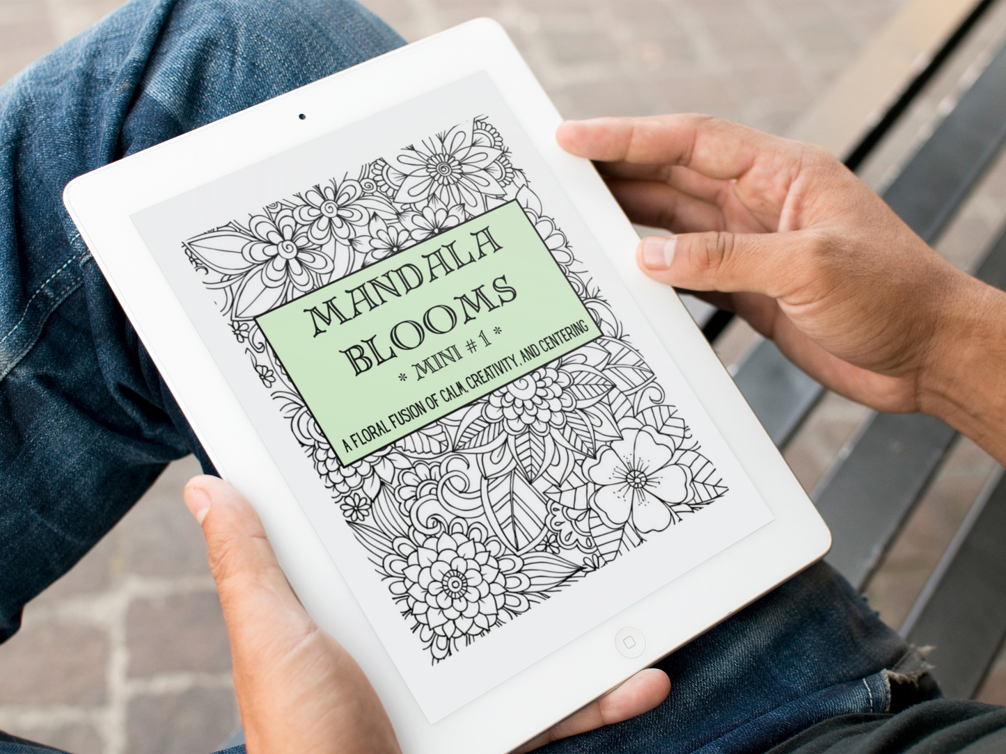 Mandala Blooms - Mini 1 - A Floral Fusion of Calm, Creativity, and Centering - Digital Download