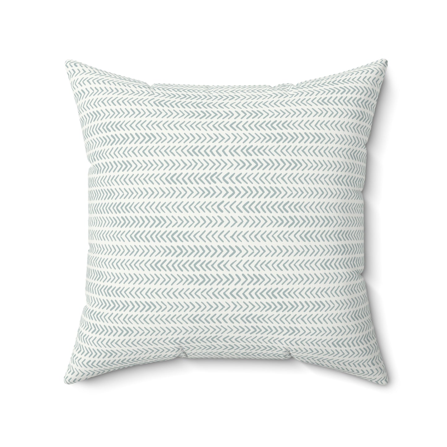 Boho Sage Pattern 10 - Faux Suede Square Pillow