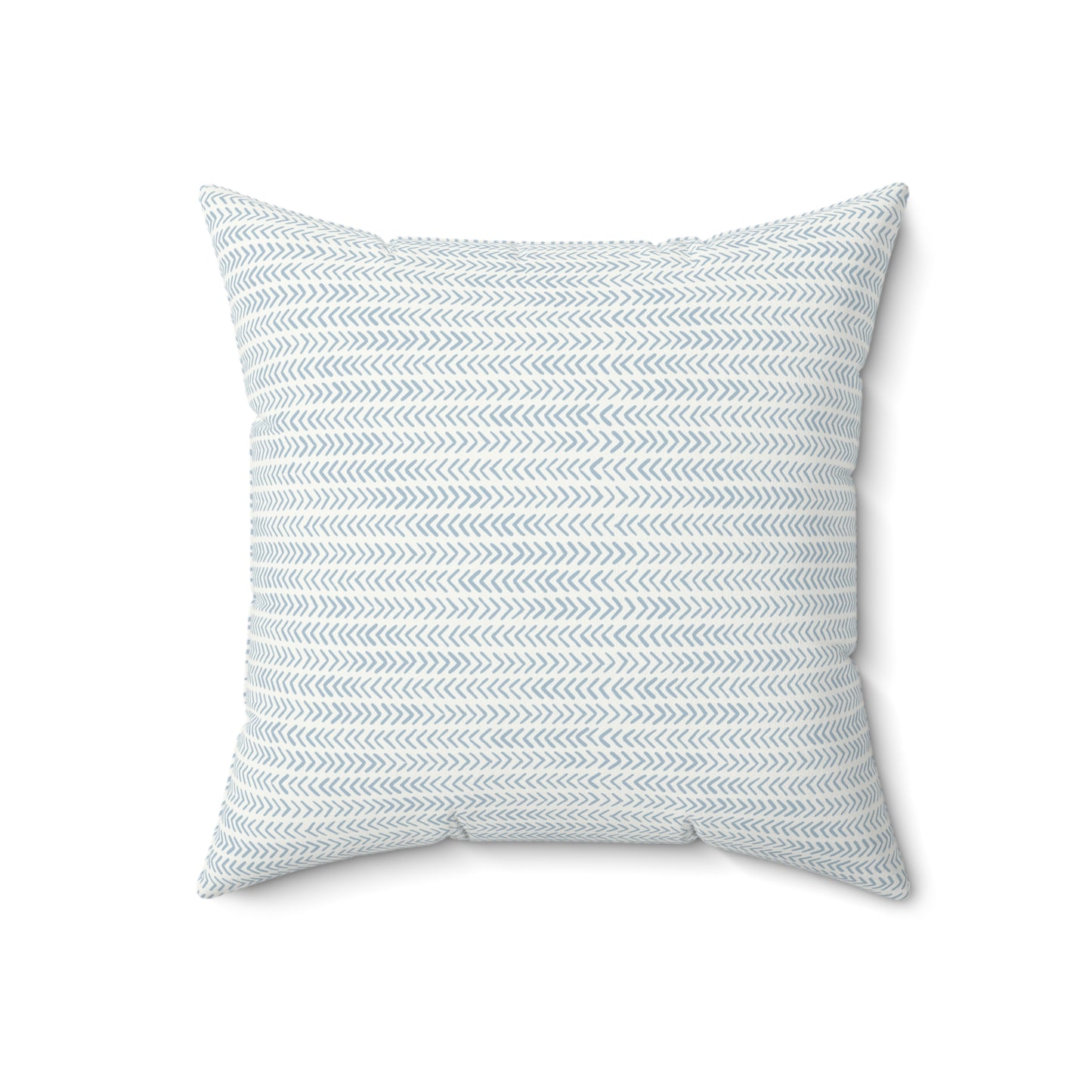 Light Blue Boho Pattern 10 - Faux Suede Square Pillow