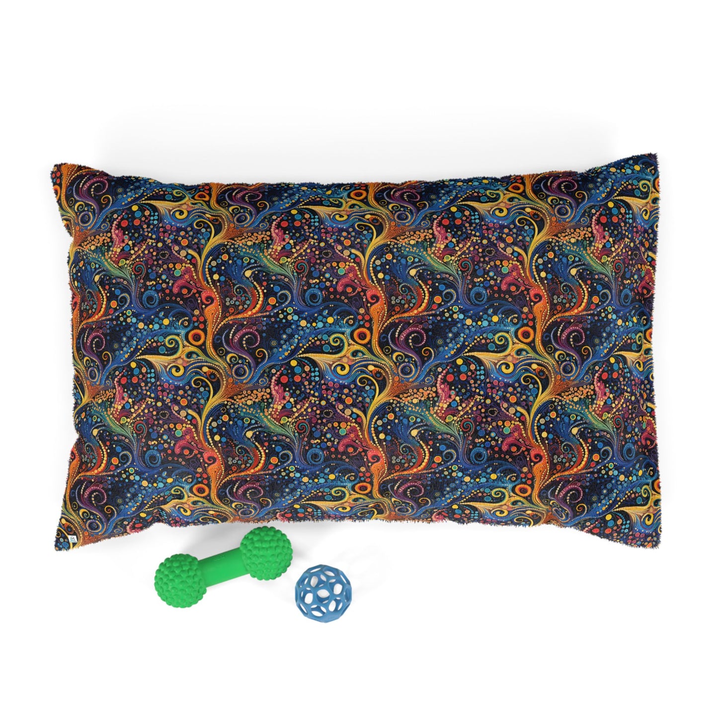 Colorful Swirl Pet Bed - Cozy and Stylish for Your Furry Friend