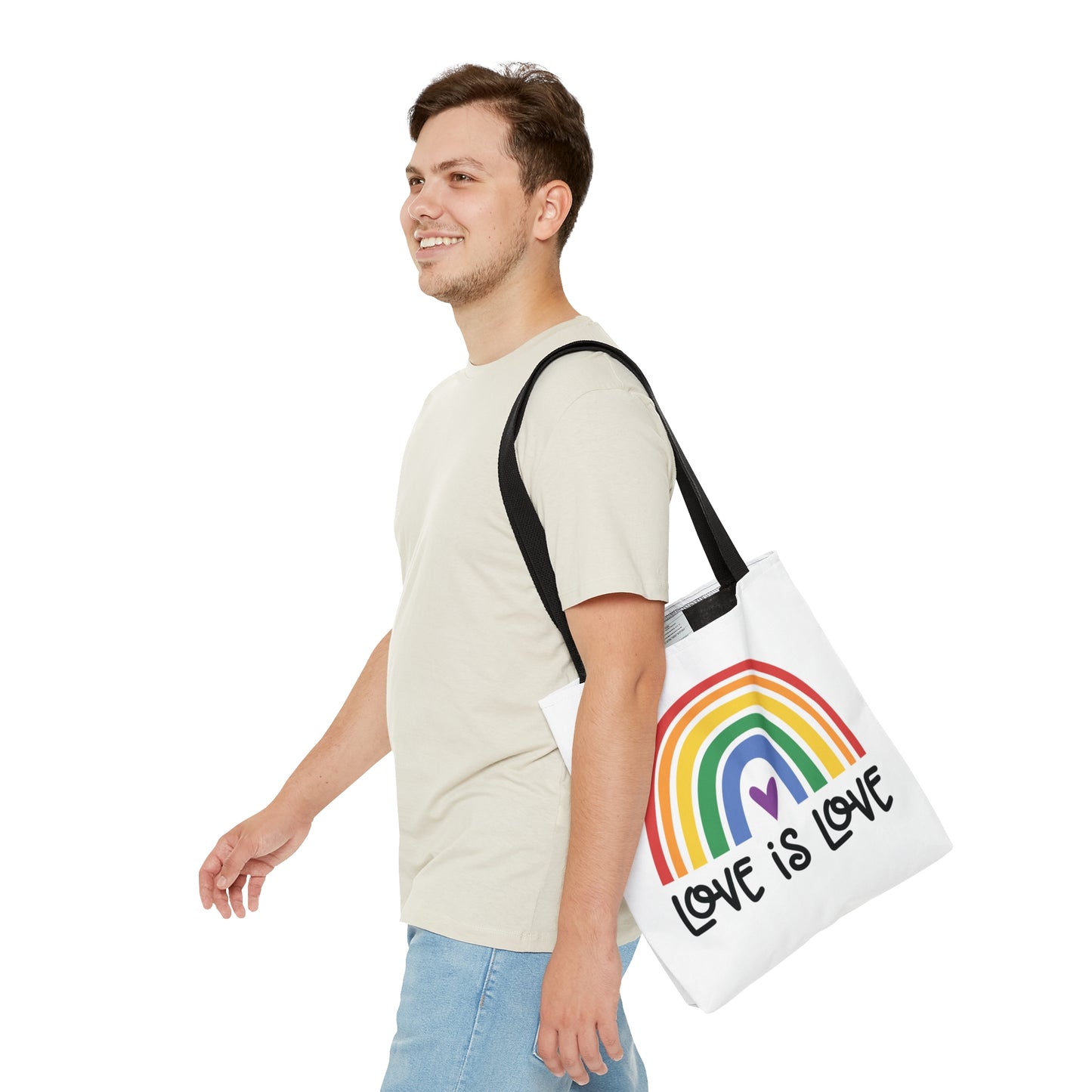 Love is Love - Be Who You Are - Practical, high-quality Tote Bag