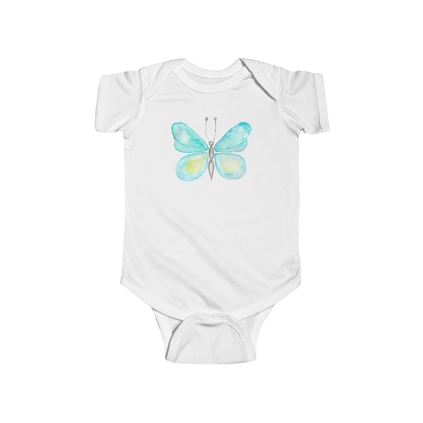 Watercolor Butterfly - Infant Fine Jersey Bodysuit