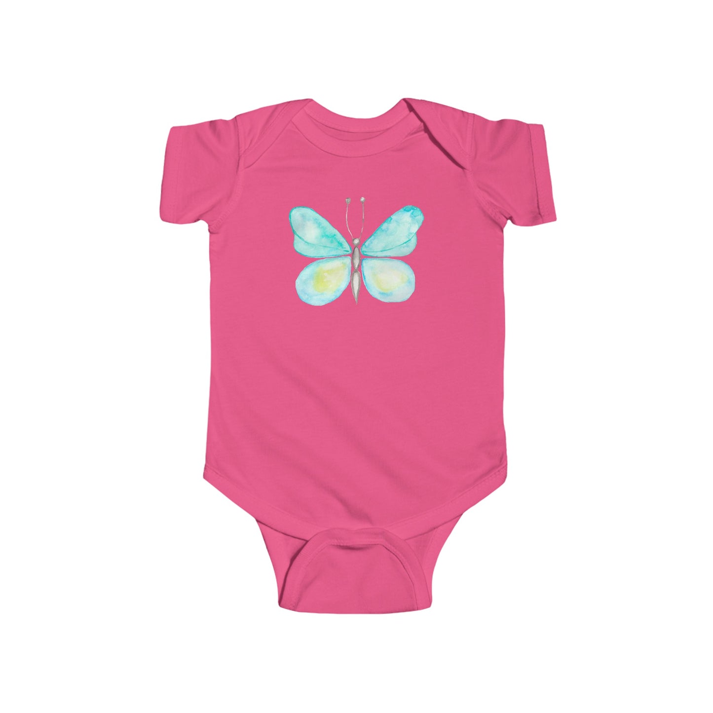 Watercolor Butterfly - Infant Fine Jersey Bodysuit