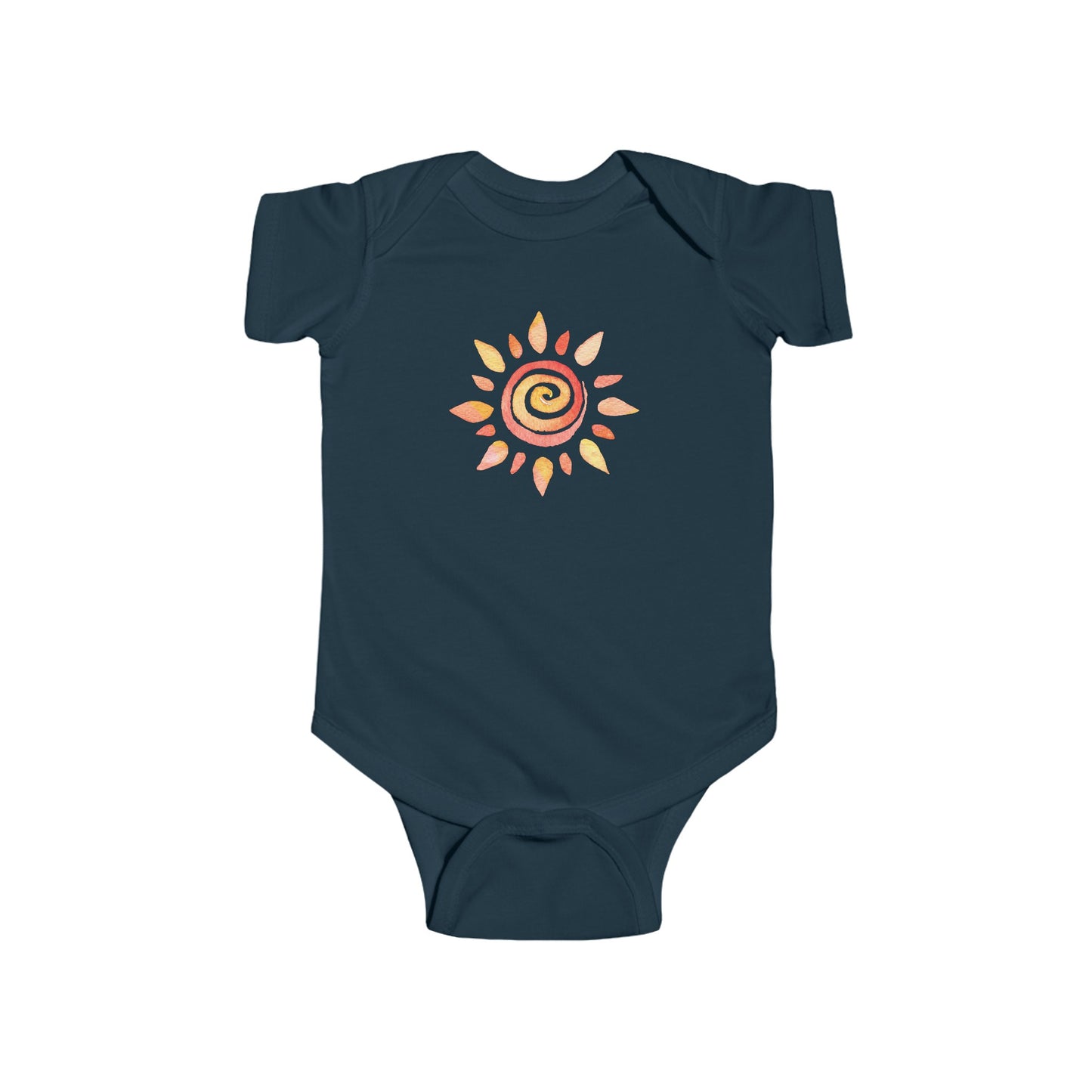 Watercolor Sun - Infant Fine Jersey Bodysuit