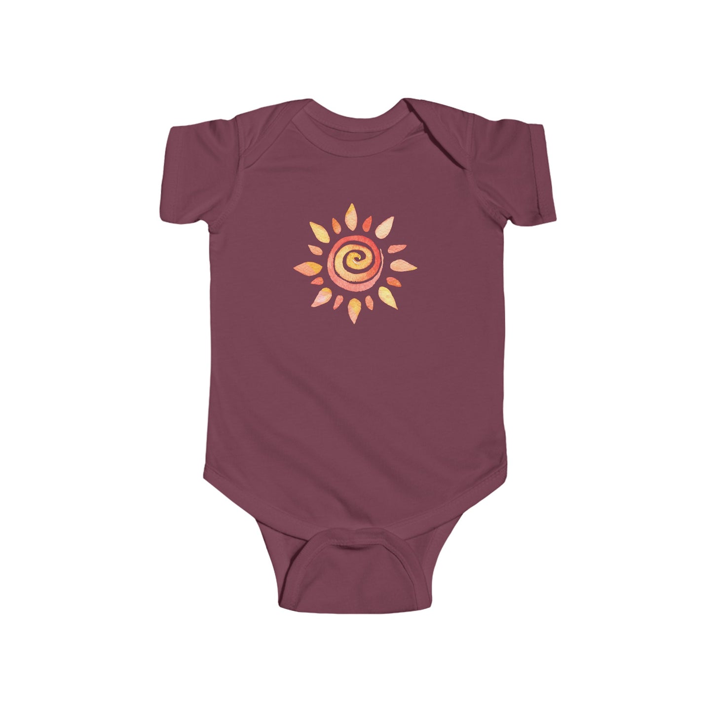 Watercolor Sun - Infant Fine Jersey Bodysuit