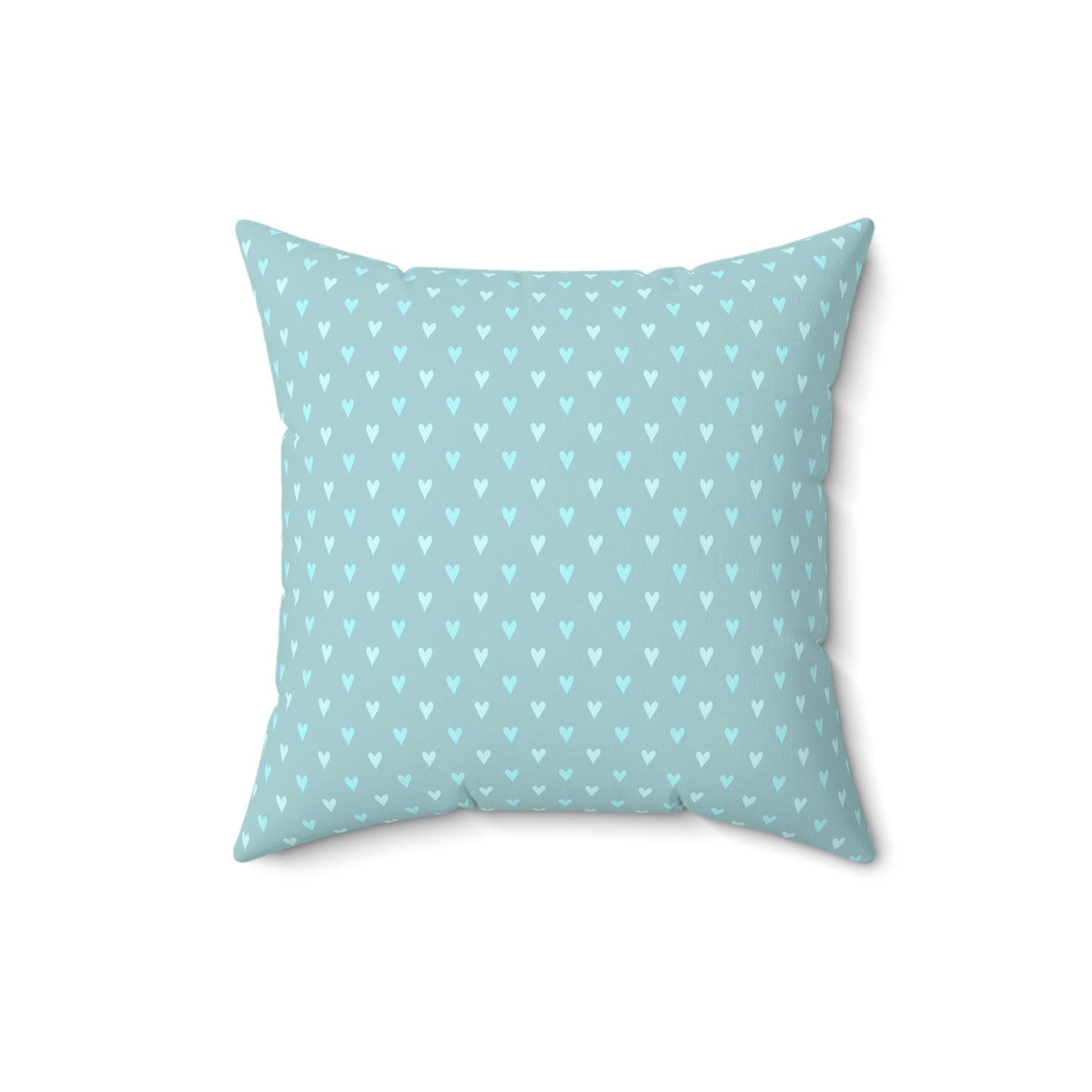 Teal Paris Sage Pattern 2 - Faux Suede Square Pillow