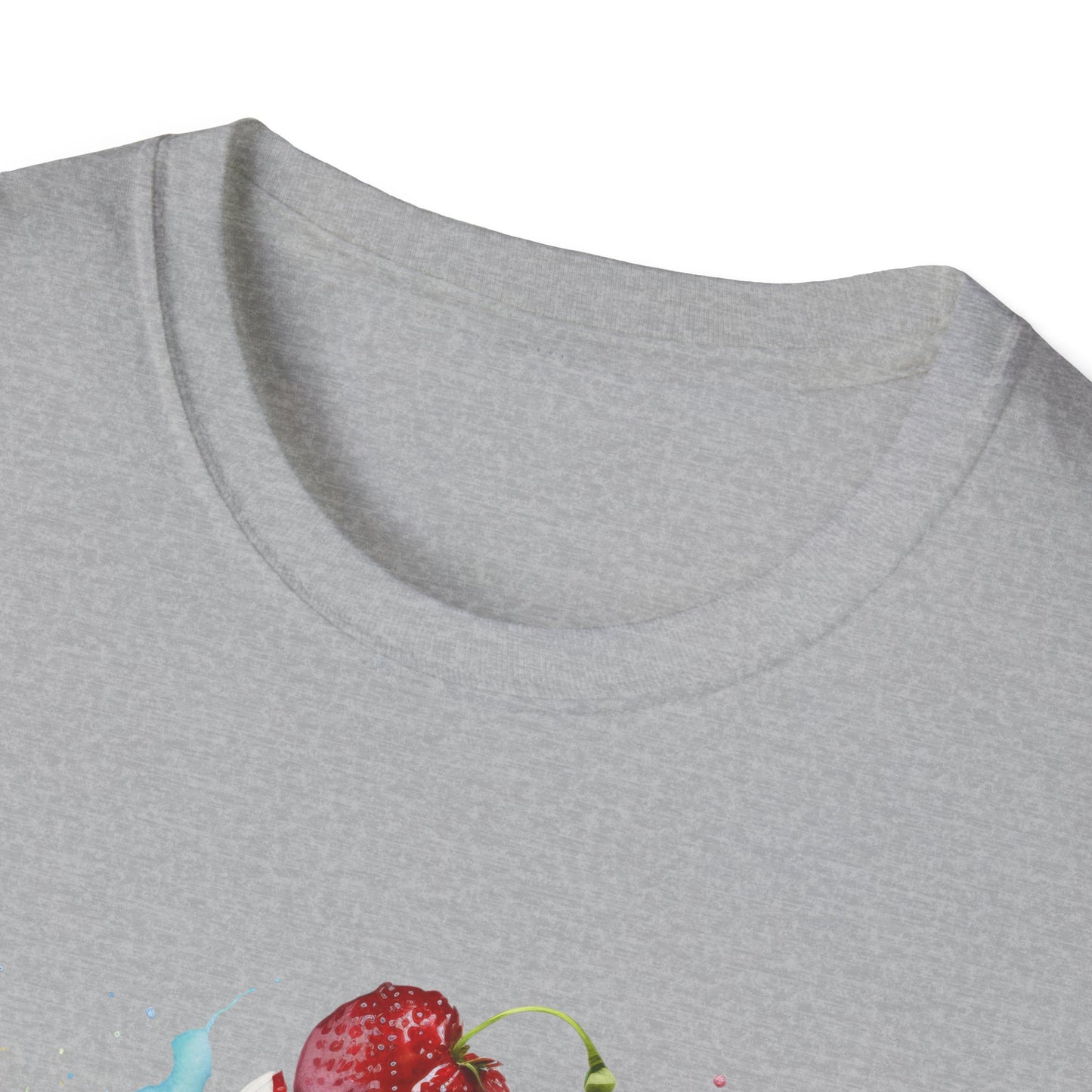 Red, White, and Blue Cupcake - American Flag - 4th of July - Independence Day - Unisex Softstyle T-Shirt