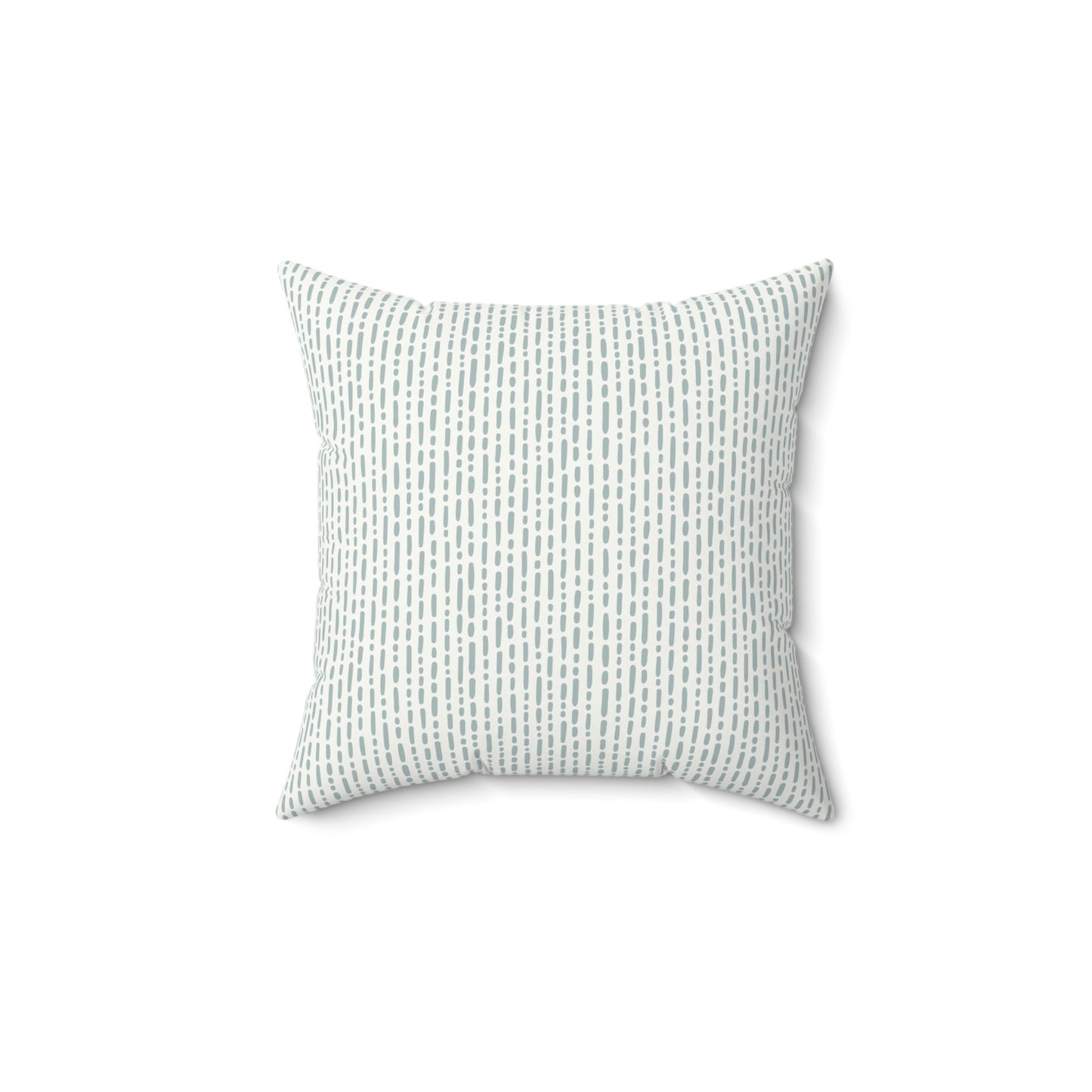 Boho Sage Pattern 6 - Faux Suede Square Pillow