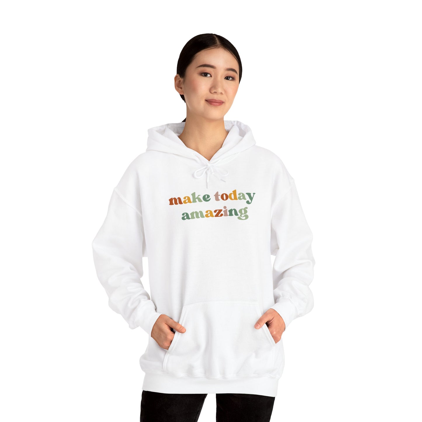 Unisex Heavy Blend Hooded Sweatshirt - make today amazing