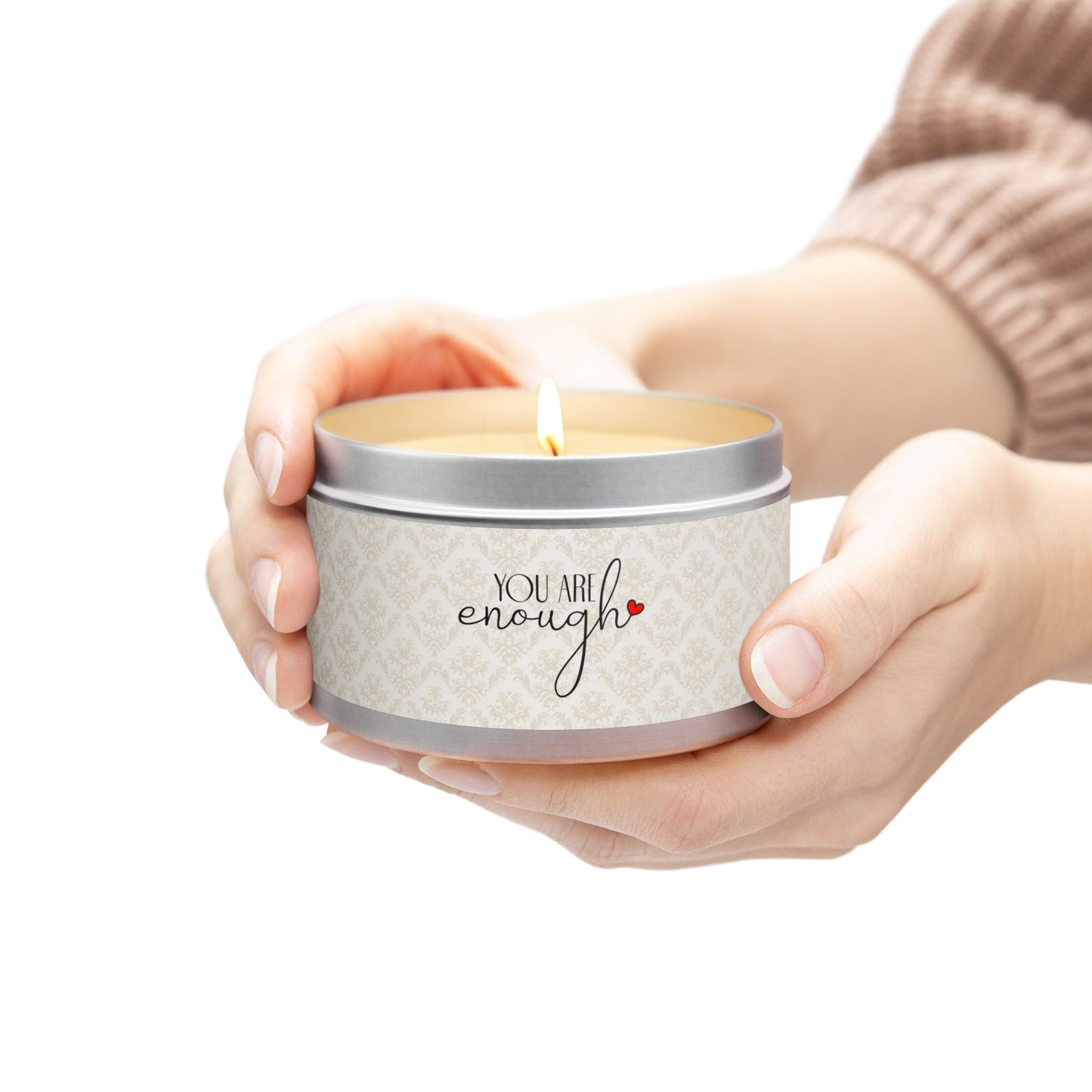 You Are Enough - Motivational Scented Tin Candle