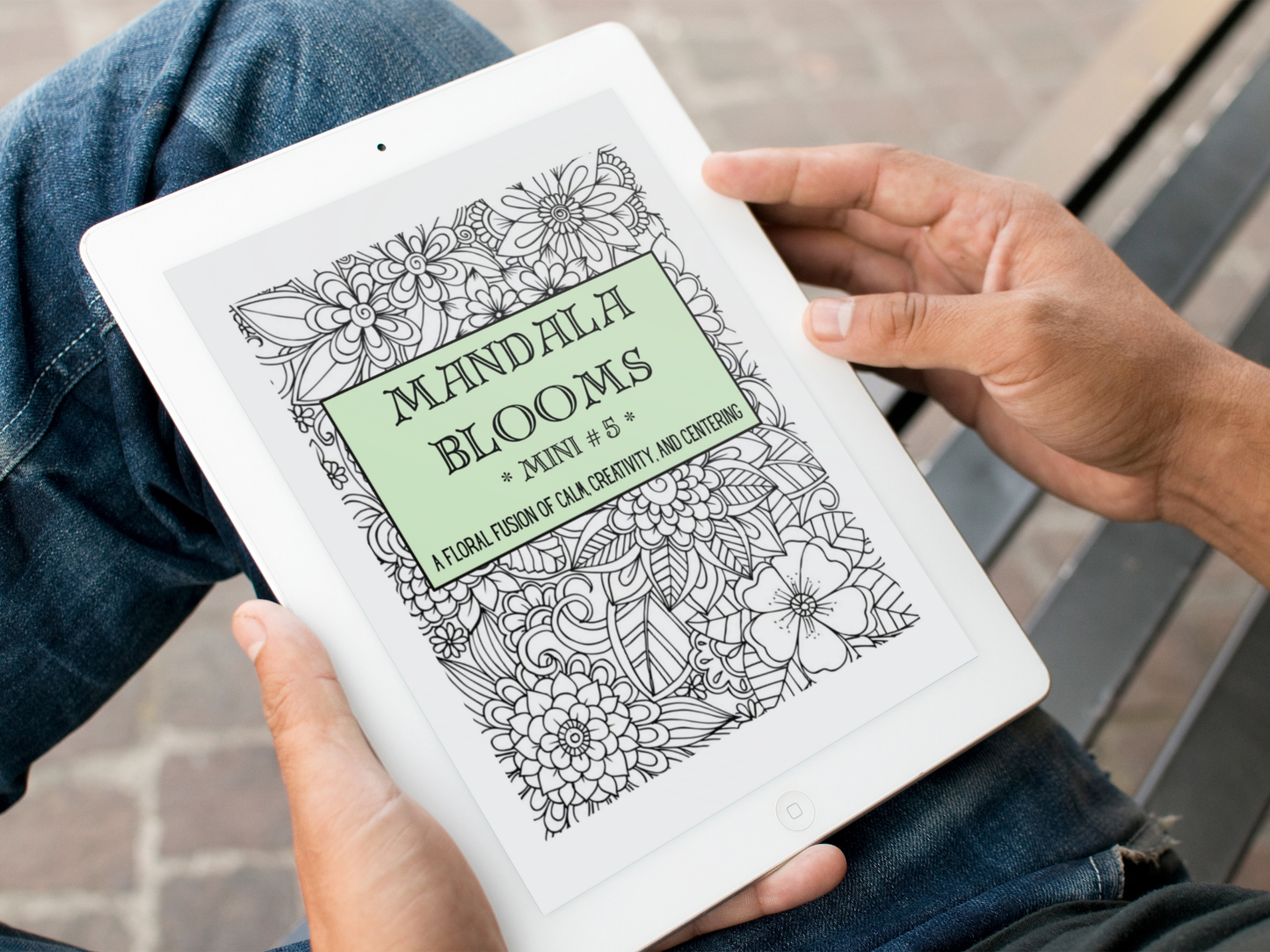 Mandala Blooms - Mini 5 - A Floral Fusion of Calm, Creativity, and Centering - Digital Download