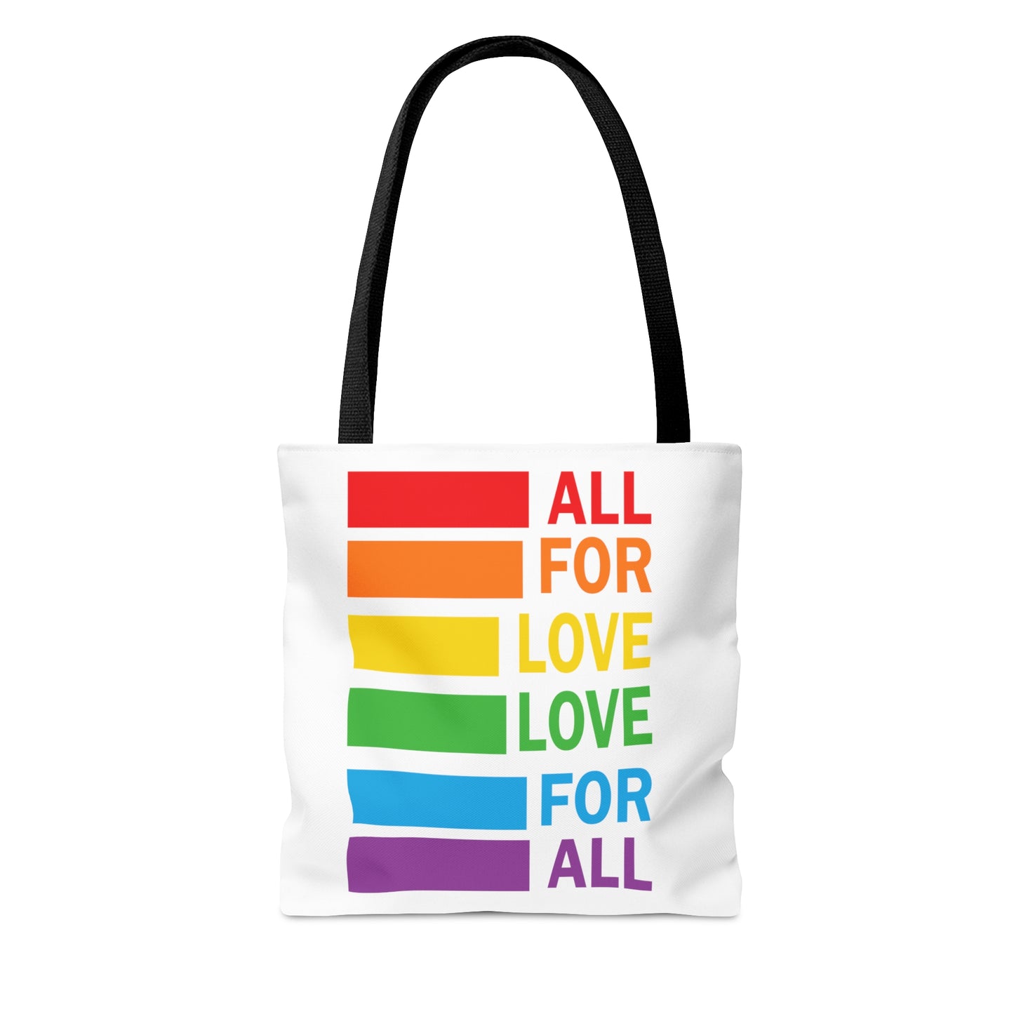 PRIDE - All For Love Love For All - Practical, high-quality Tote Bag