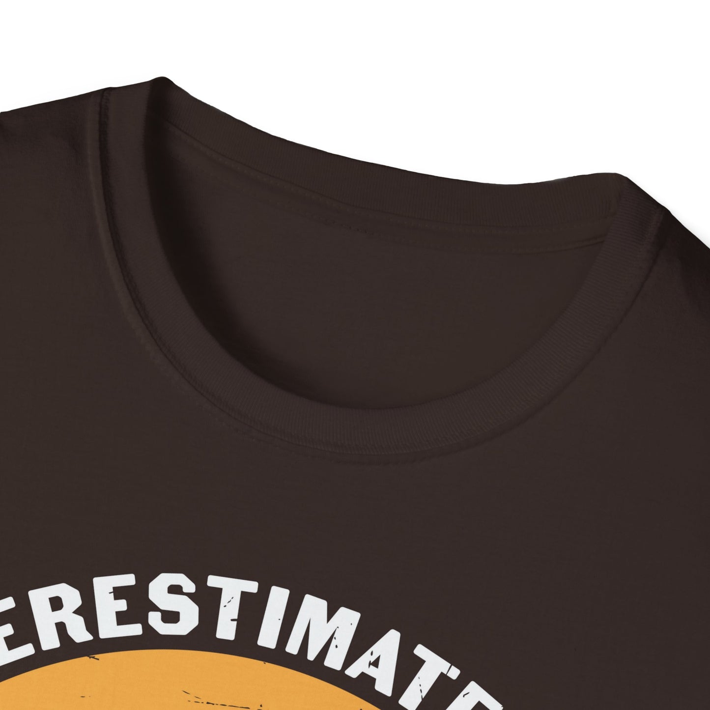 Never Underestimate an Old Man with a Guitar - Unisex Softstyle T-Shirt