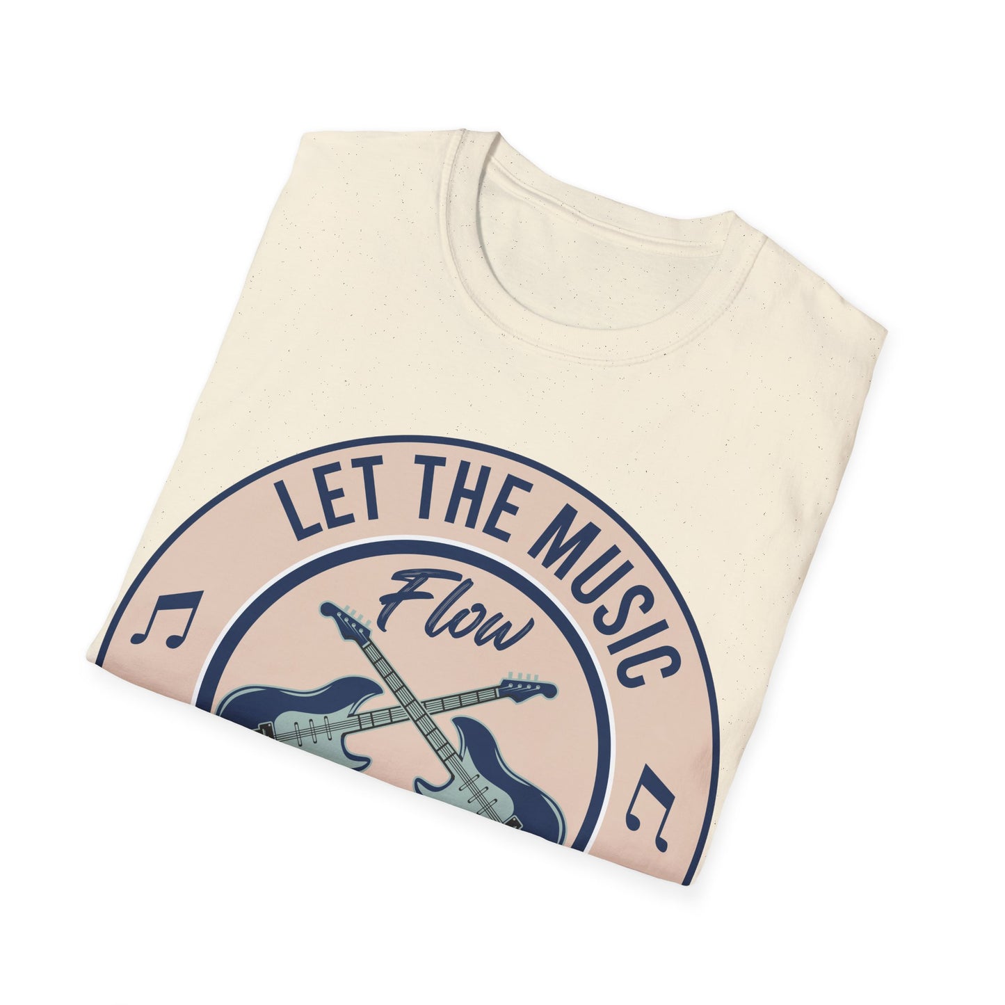 Let the Music Flow and Enrich Your Soul - Unisex Softstyle T-Shirt