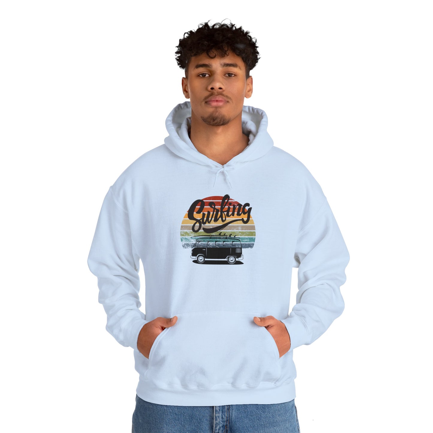 Unisex Heavy Blend Hooded Sweatshirt - Surfing