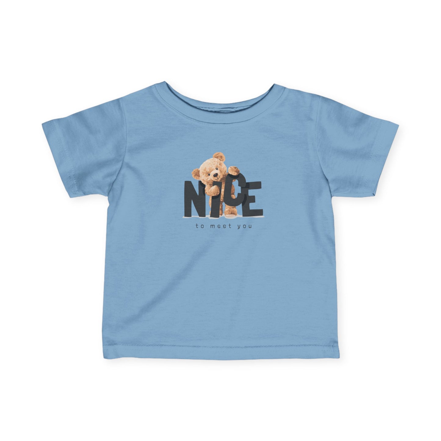 Nice to Meet You Bear - Infant Fine Jersey Tee