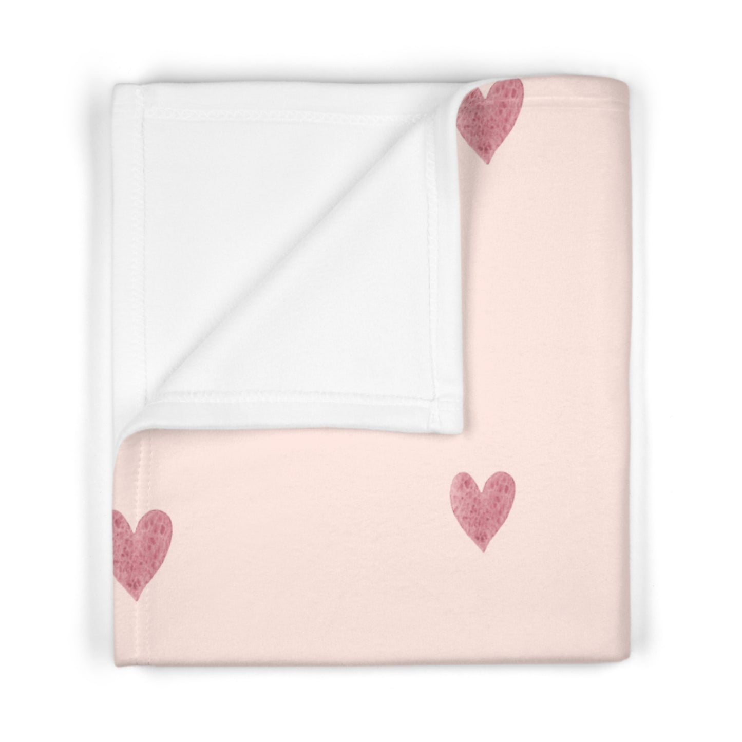 Pink Boho Rainbow Pattern 6 - Soft Fleece Baby Blanket