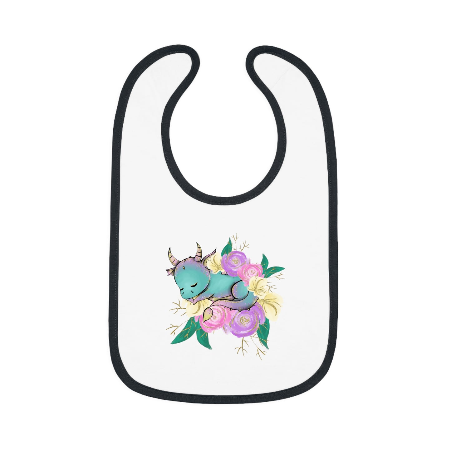 Dragons 2 - Baby Contrast Trim Jersey Bib