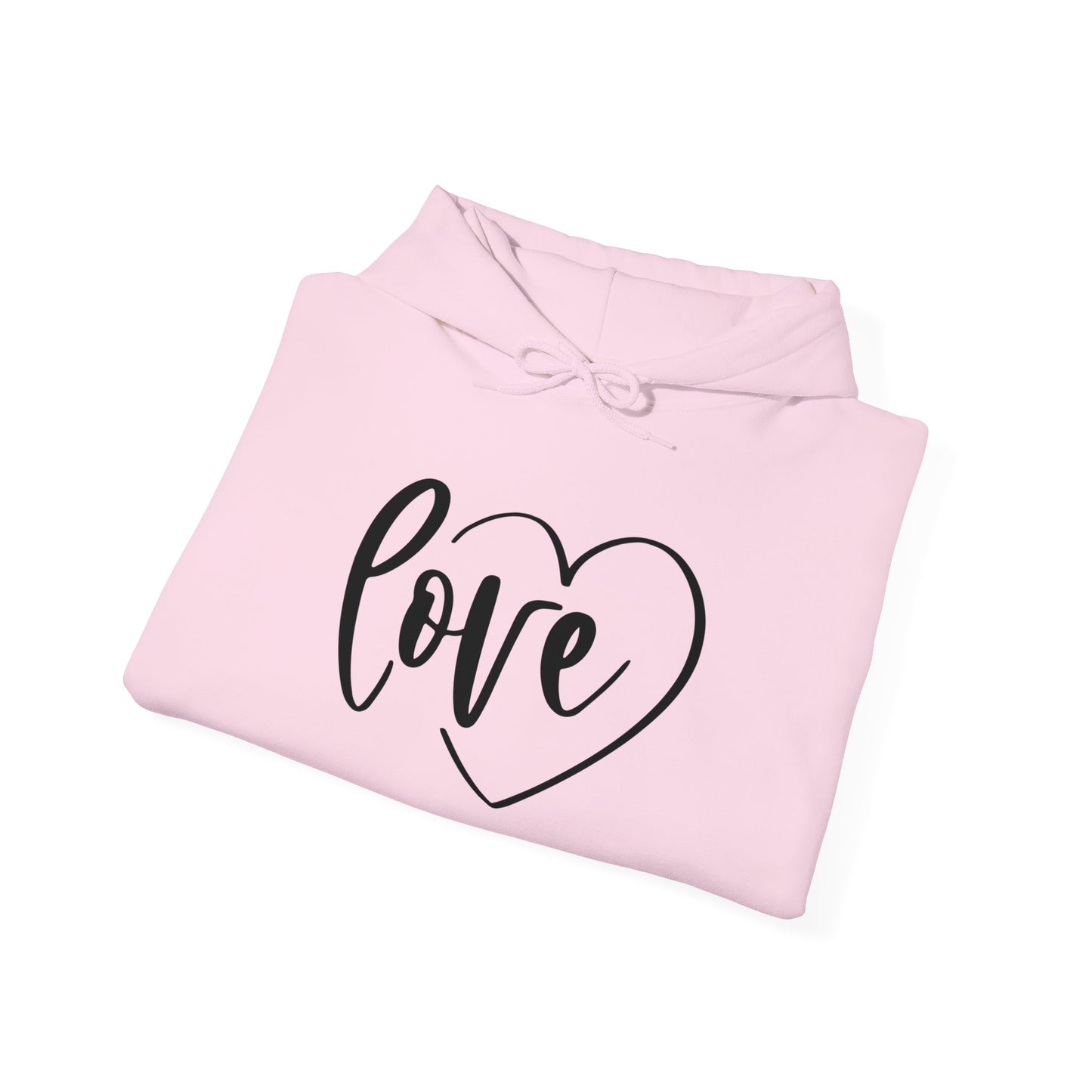 Unisex Heavy Blend Hooded Sweatshirt - Love Heart