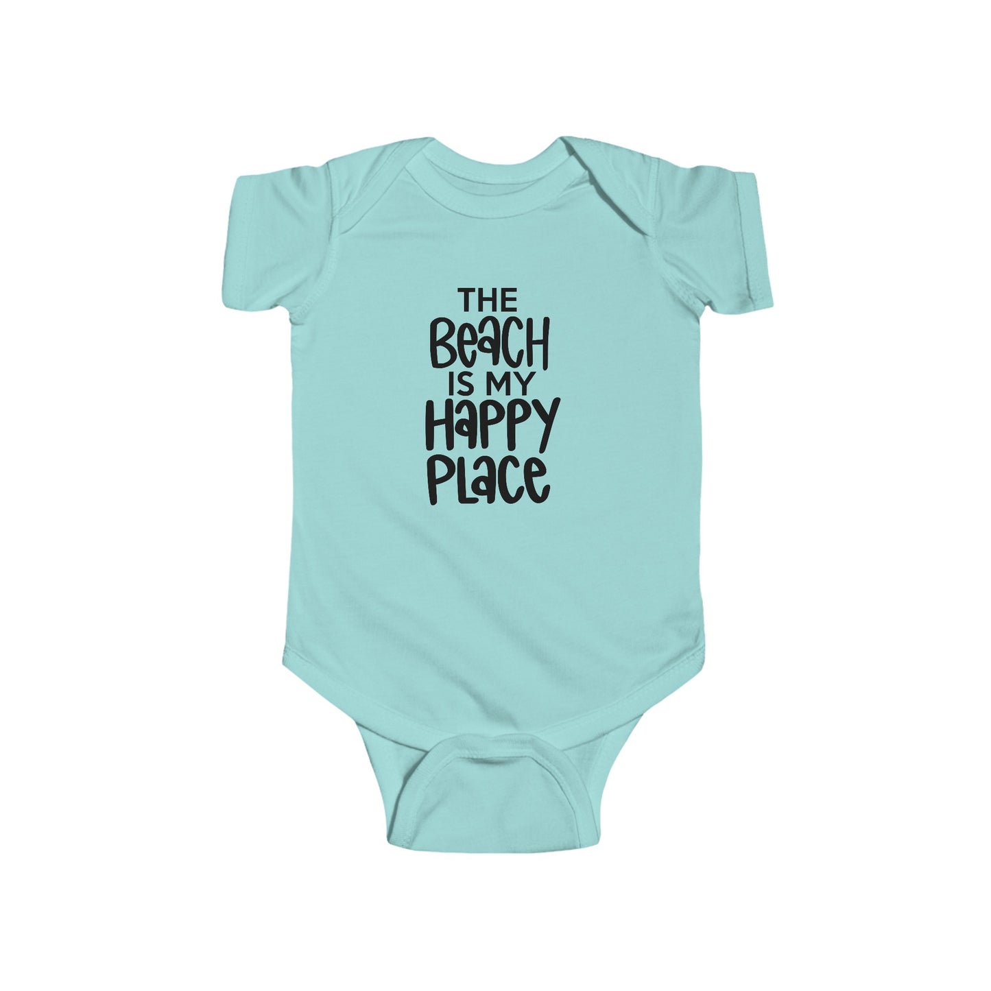 The Beach is my Happy Place - Infant Fine Jersey Bodysuit