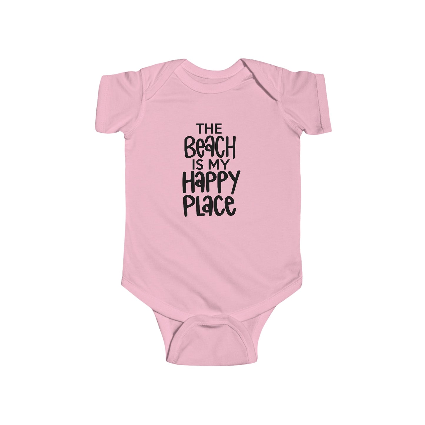 The Beach is my Happy Place - Infant Fine Jersey Bodysuit