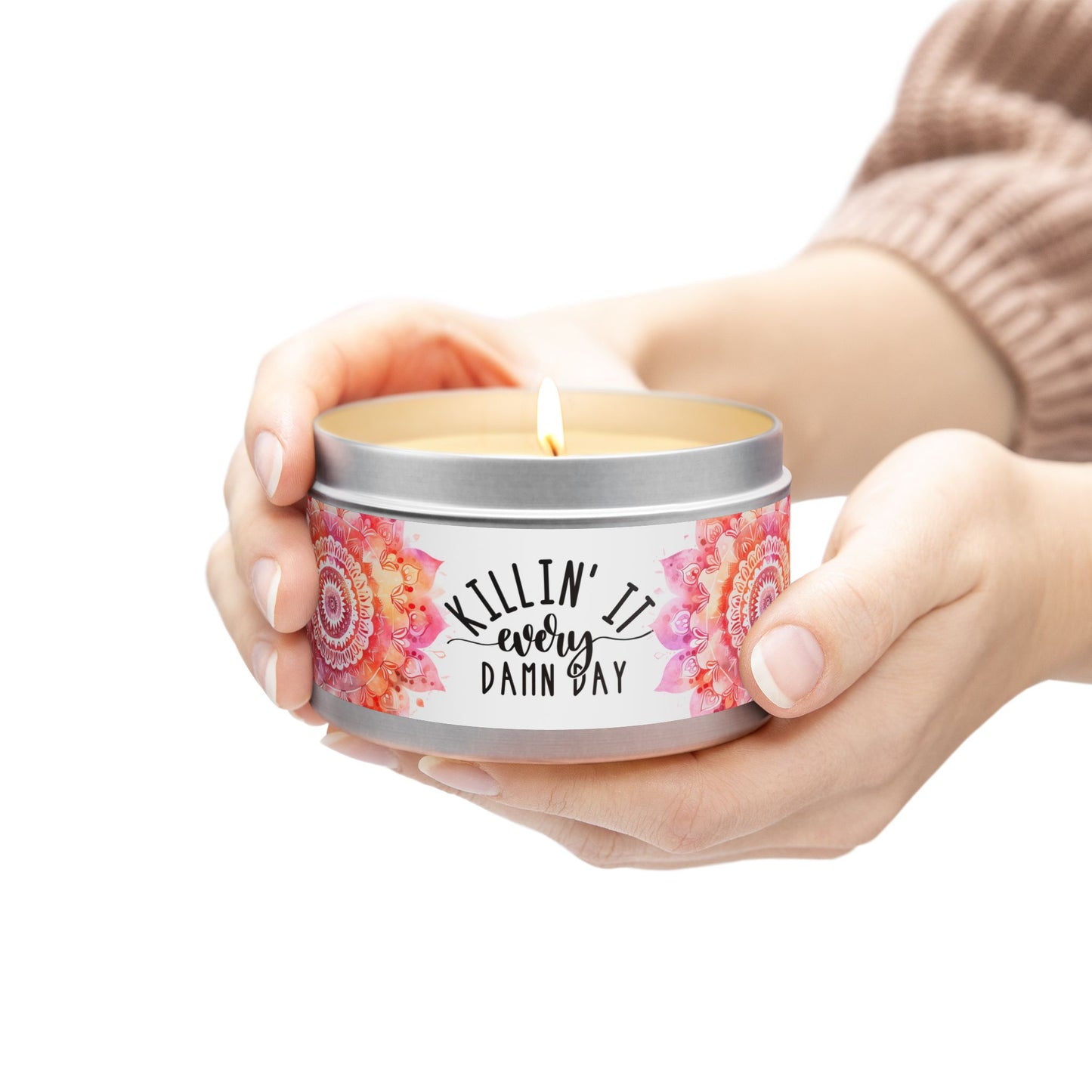 Killin' It Every Damn Day - Inspirational - Mindfulness & Self-Care - Scented Tin Candle