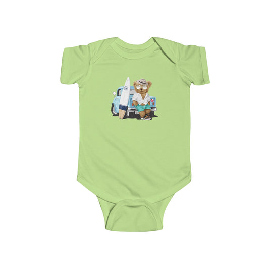 Surf Bear - Infant Fine Jersey Bodysuit