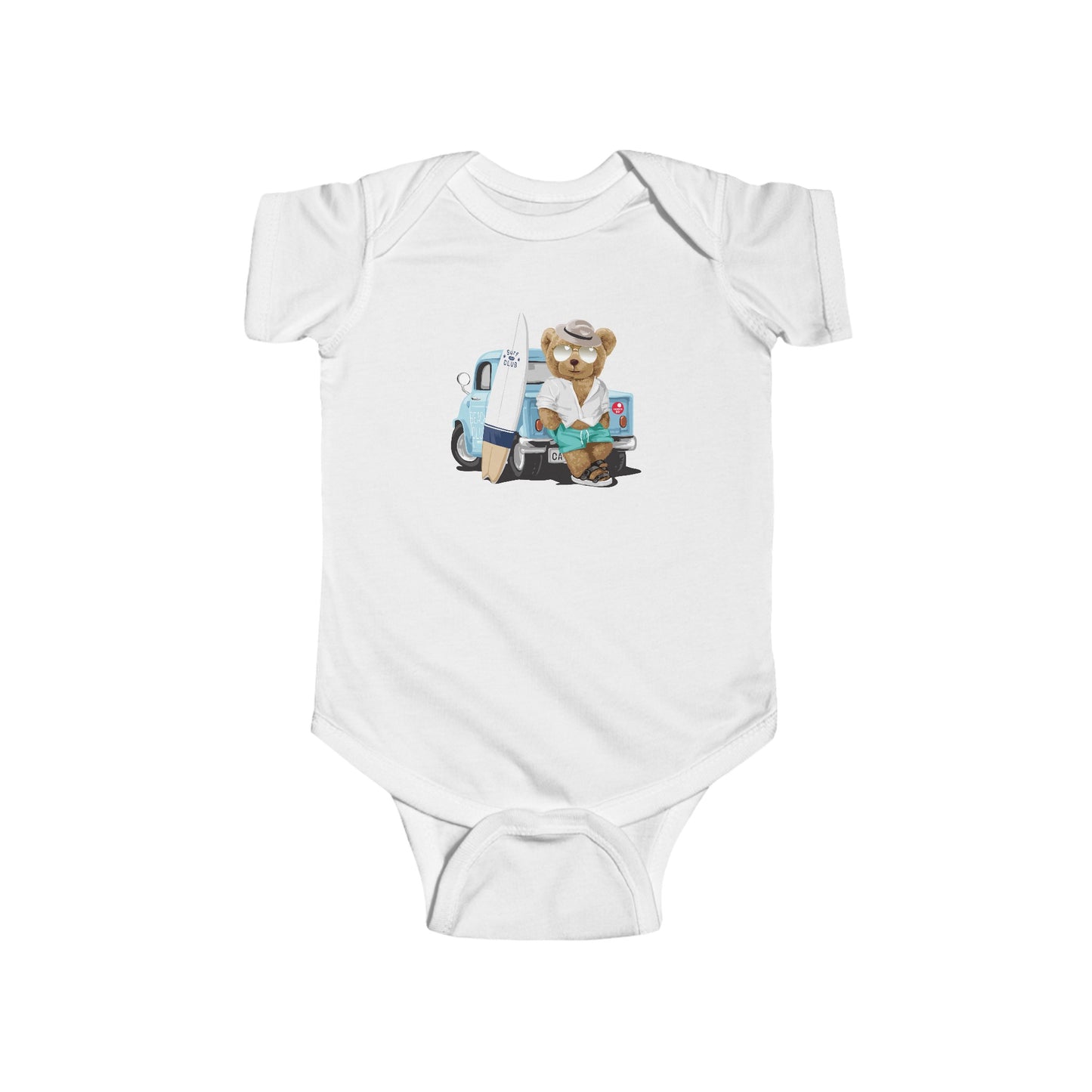 Surf Bear - Infant Fine Jersey Bodysuit
