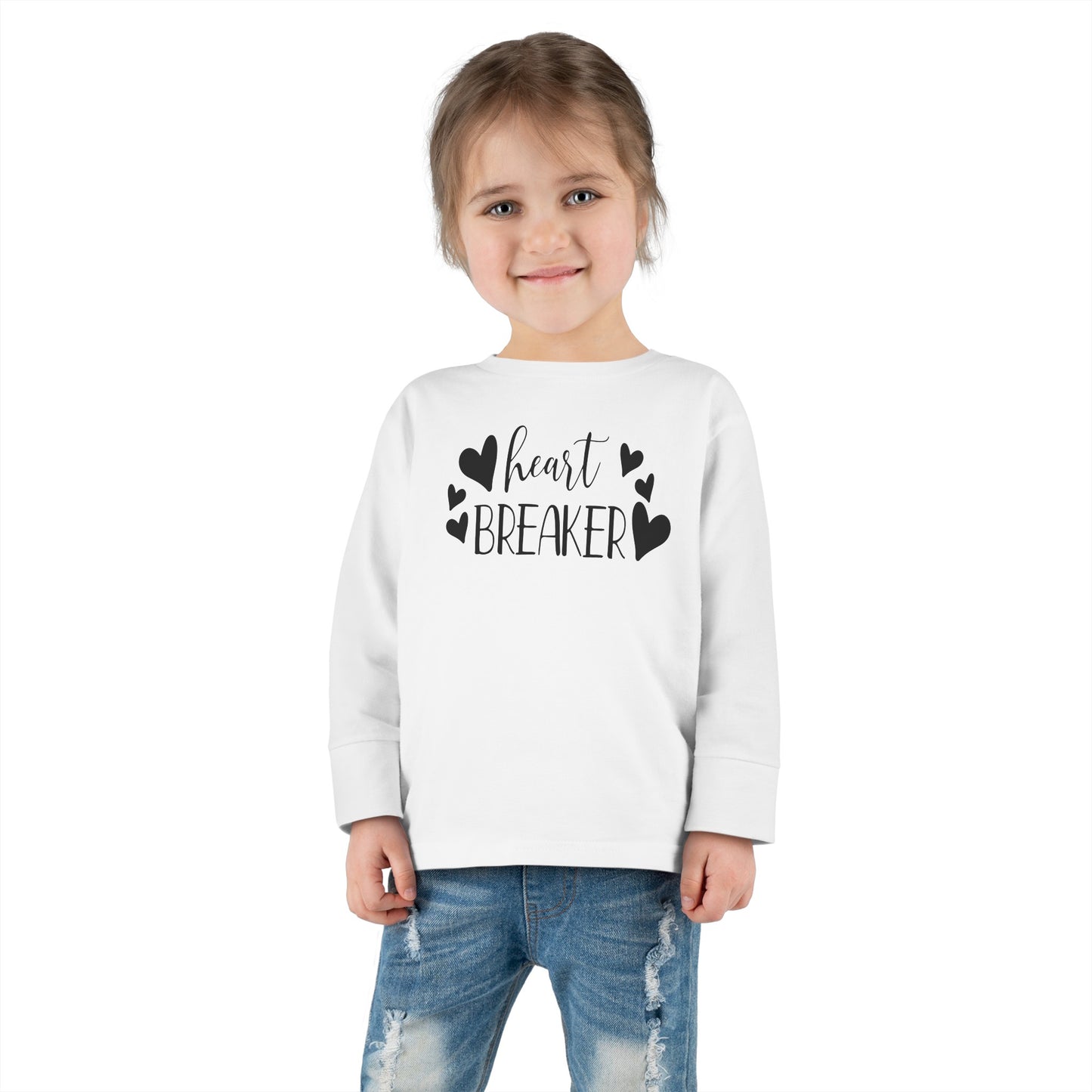 Heart Breaker - Hearts - Toddler Long Sleeve Tee