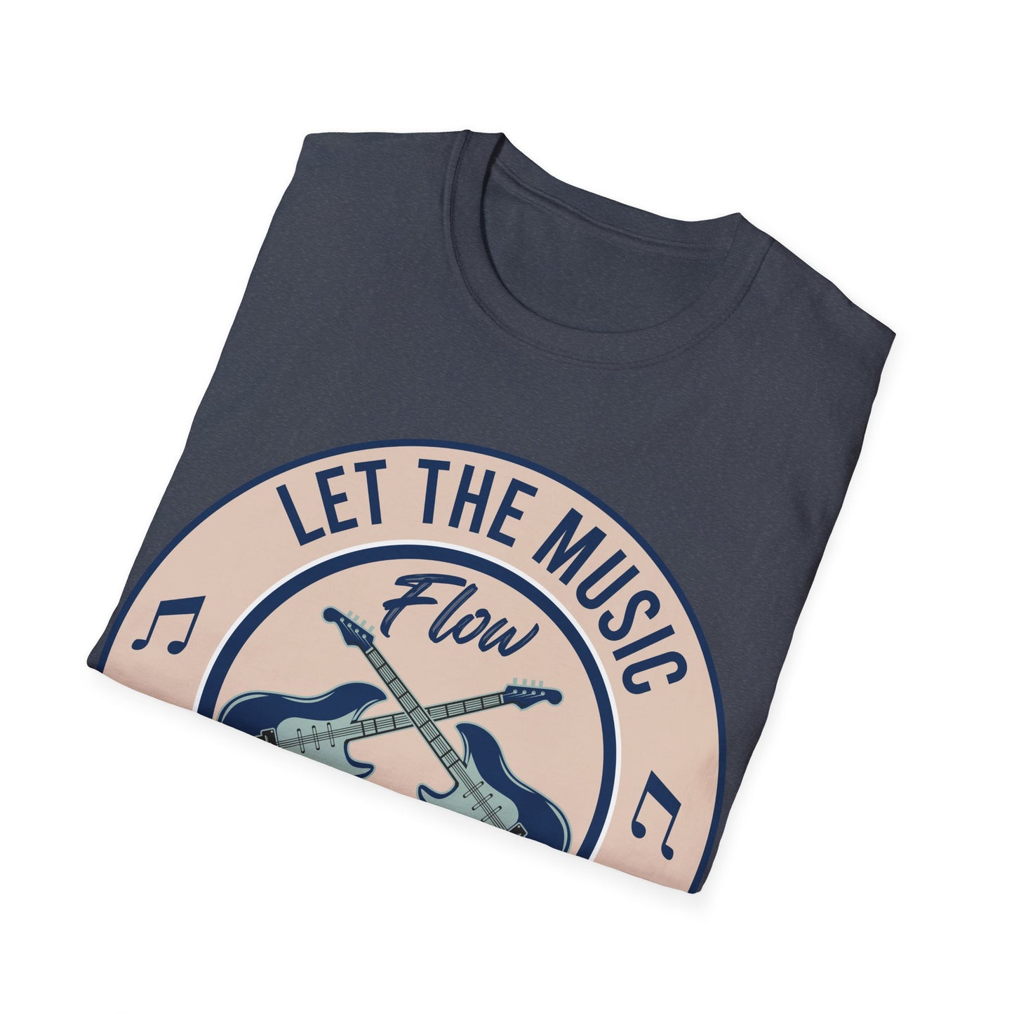 Let the Music Flow and Enrich Your Soul - Unisex Softstyle T-Shirt