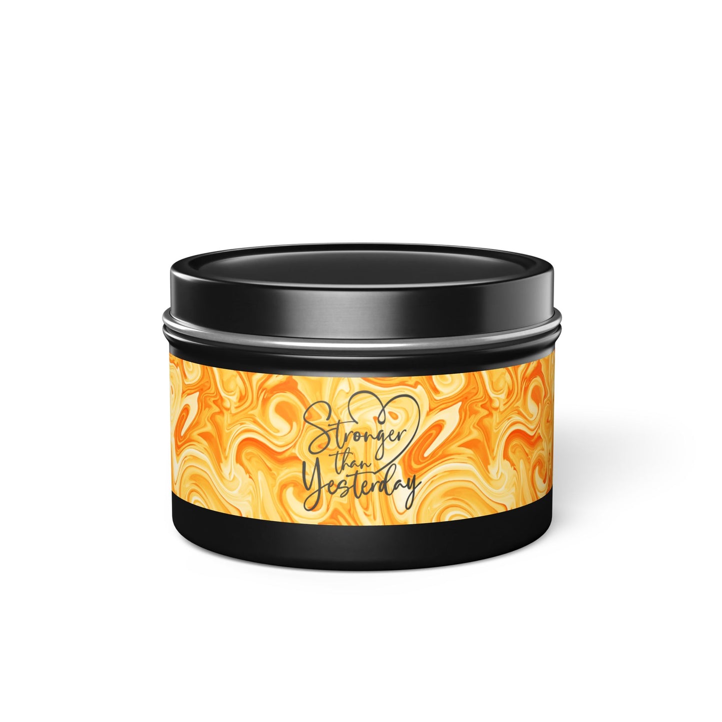 Stronger than Yesterday - Inspirational - Mindfulness & Self-Care - Scented Tin Candle