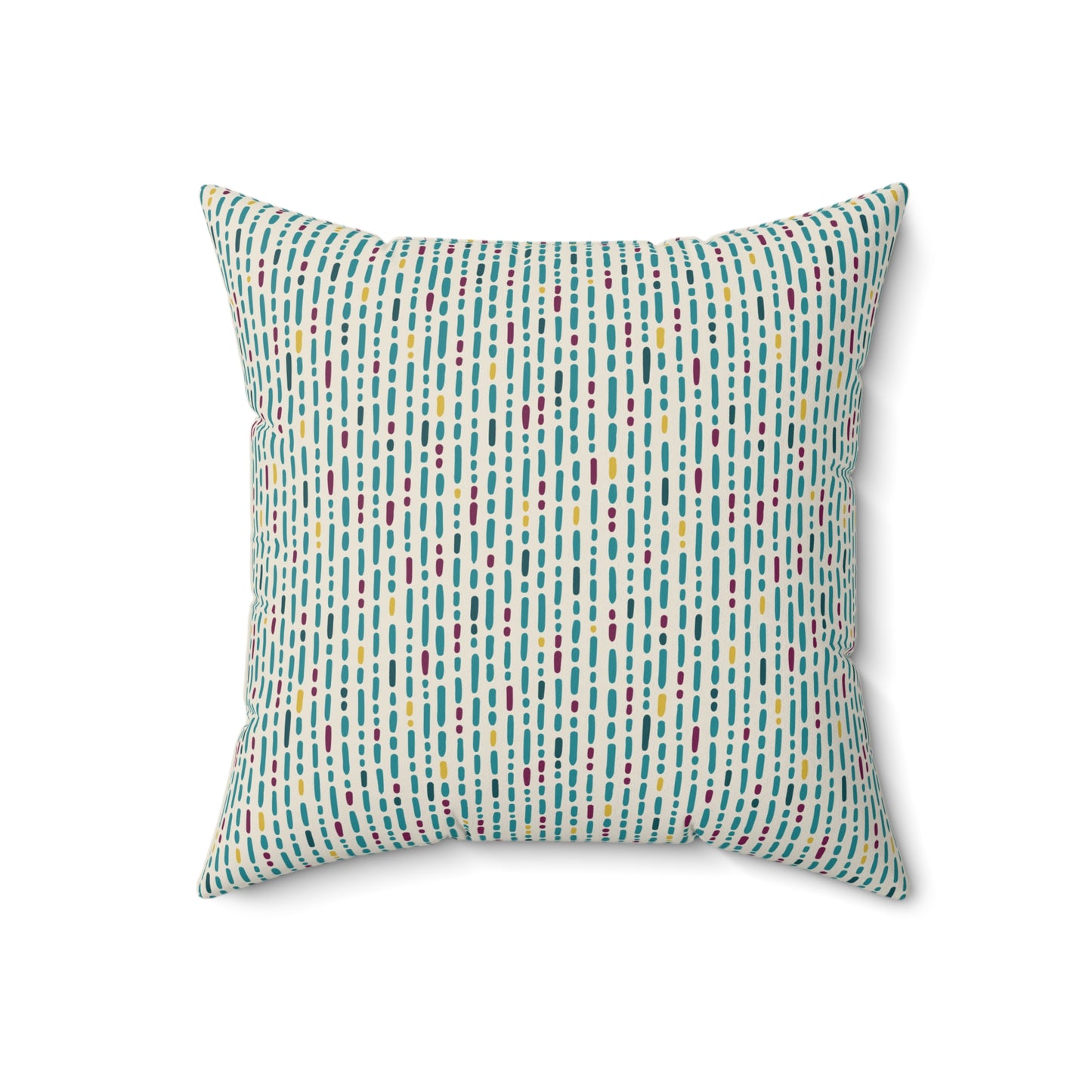 Boho Vibes Pattern 6 - Faux Suede Square Pillow
