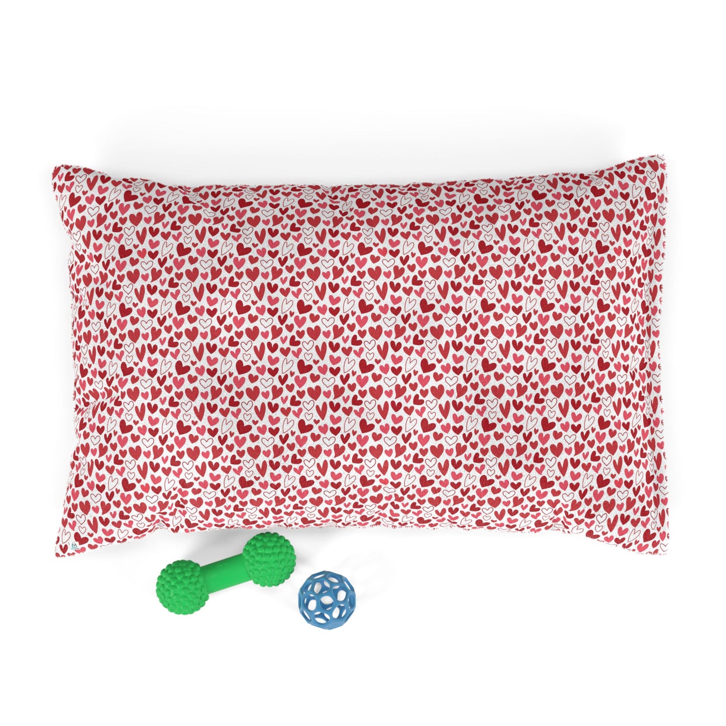 Cozy Heart Print Pet Bed - Perfect for Dogs / Cats You Love