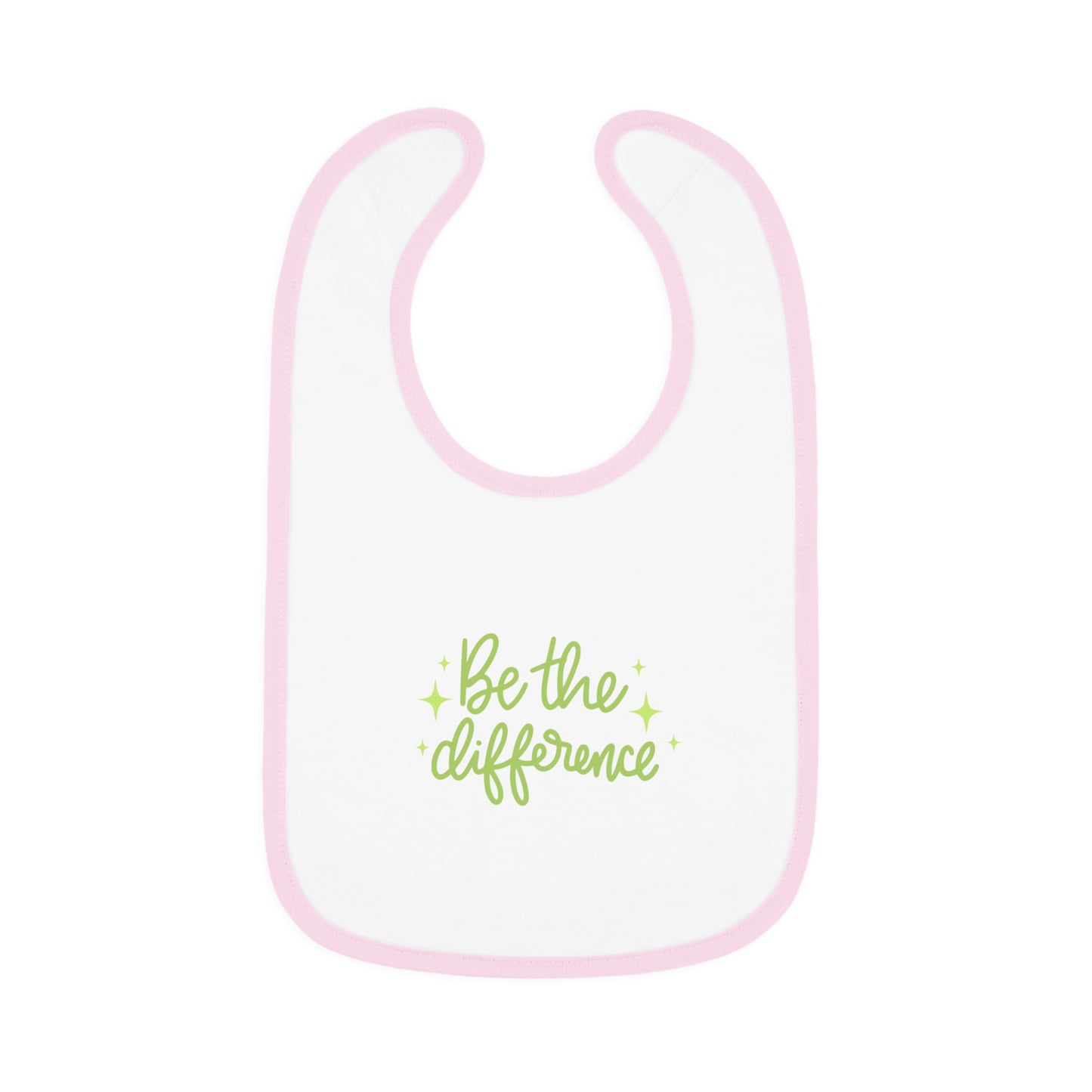 Be the Difference - Baby Contrast Trim Jersey Bib