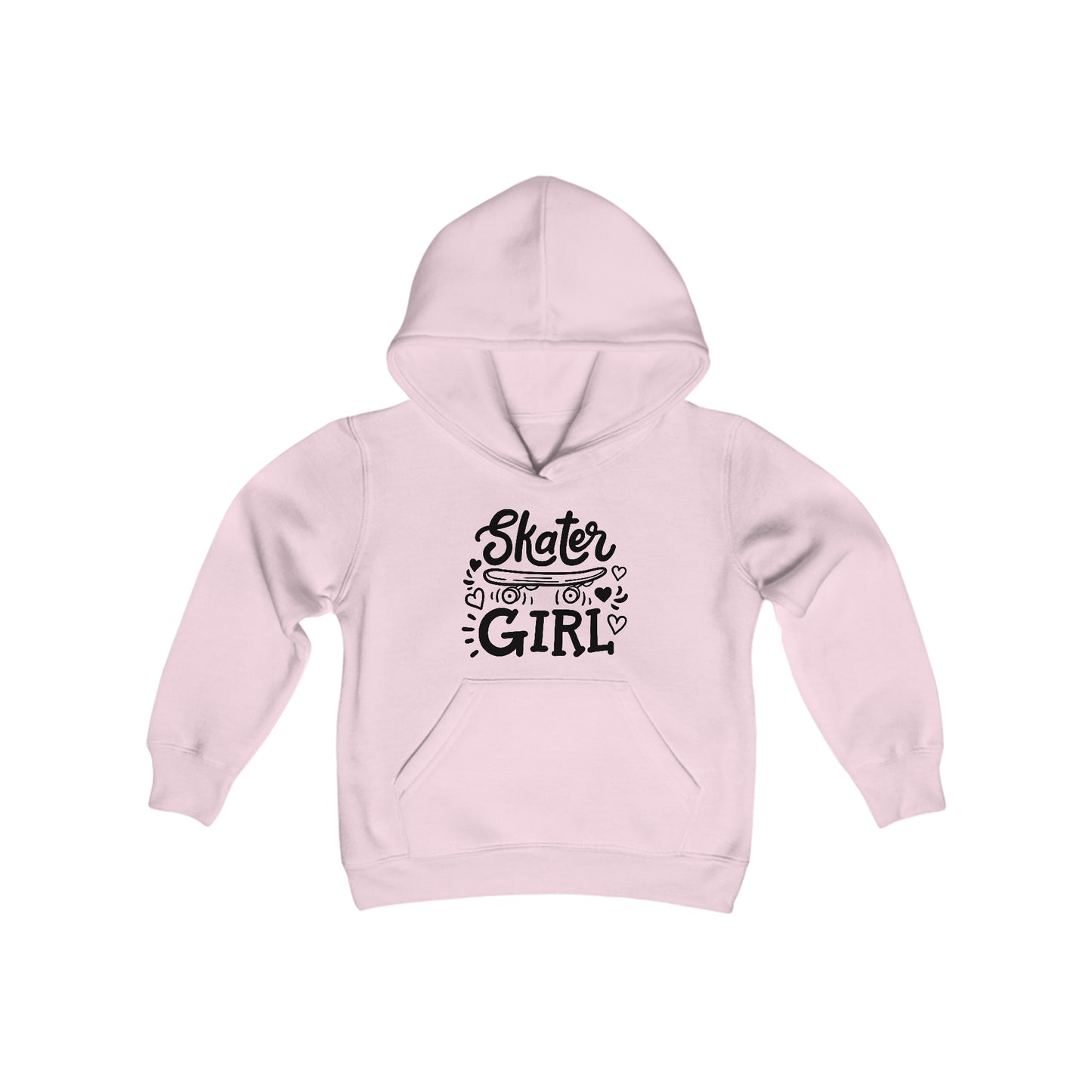 Skater Girl - Skateboard - Youth Heavy Blend Hooded Sweatshirt