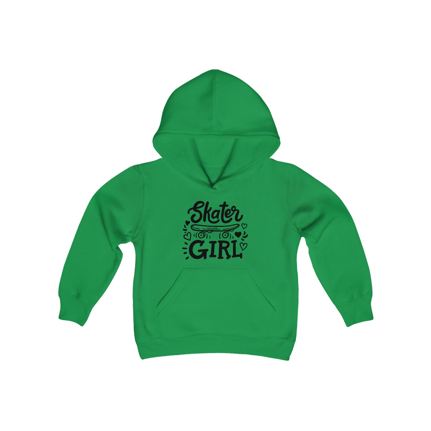Skater Girl - Skateboard - Youth Heavy Blend Hooded Sweatshirt