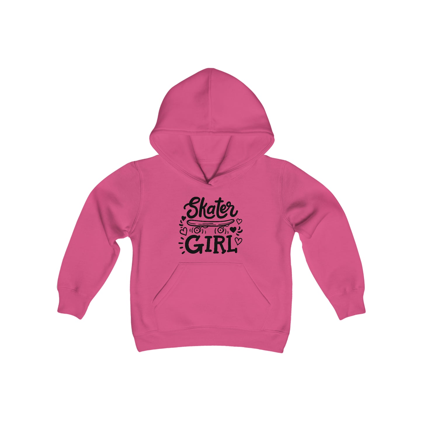 Skater Girl - Skateboard - Youth Heavy Blend Hooded Sweatshirt