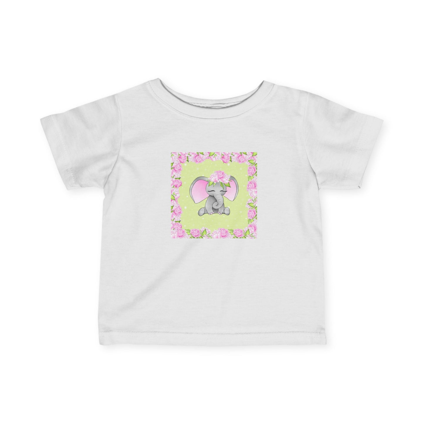 Pink Elephant - Infant Fine Jersey Tee