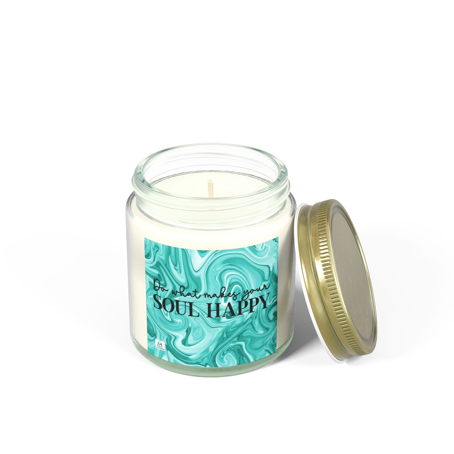 Do What Makes Your Soul Happy - Motivational Scented Candle - Coconut Apricot Wax (4oz, 9oz)