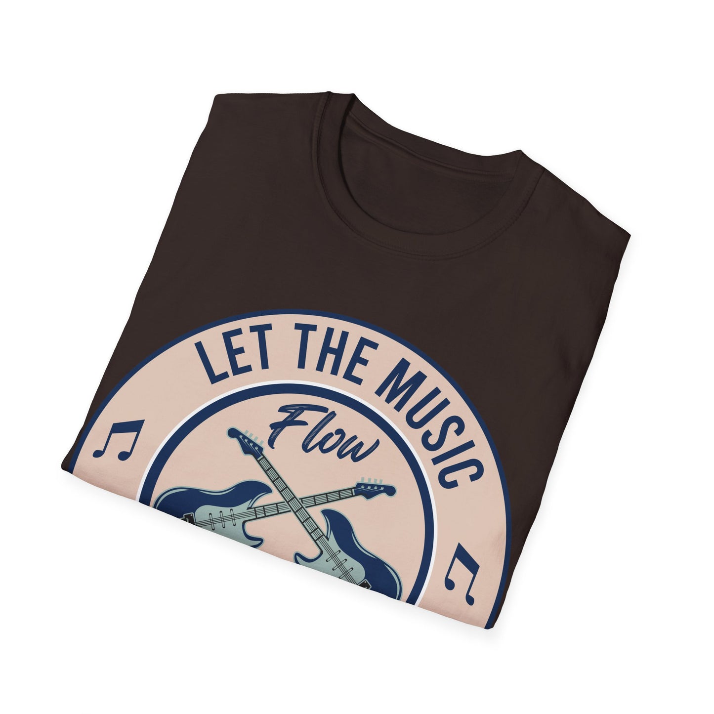 Let the Music Flow and Enrich Your Soul - Unisex Softstyle T-Shirt