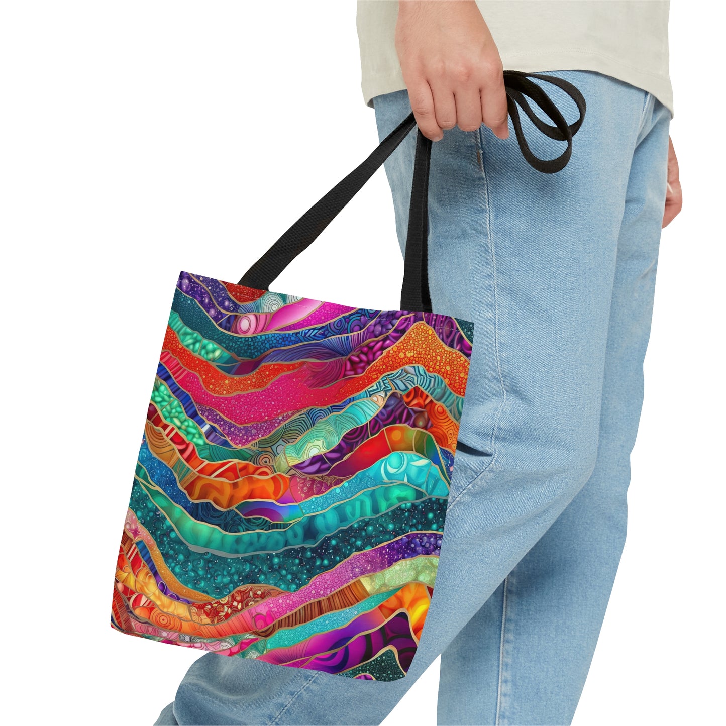 Bright Agate Abstract - Practical. high-quality Tote Bag