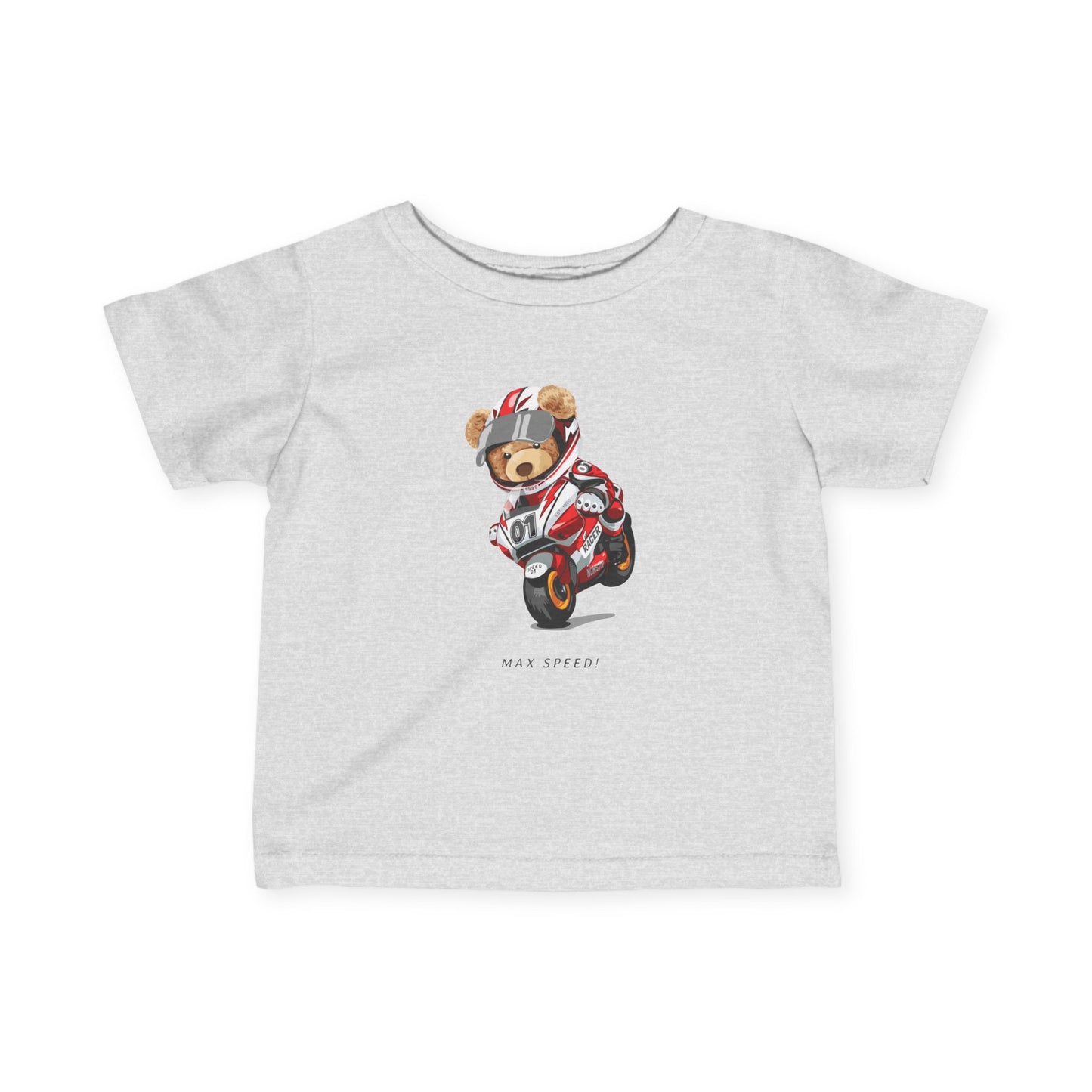 Motorcycle Bear - Infant Fine Jersey Tee