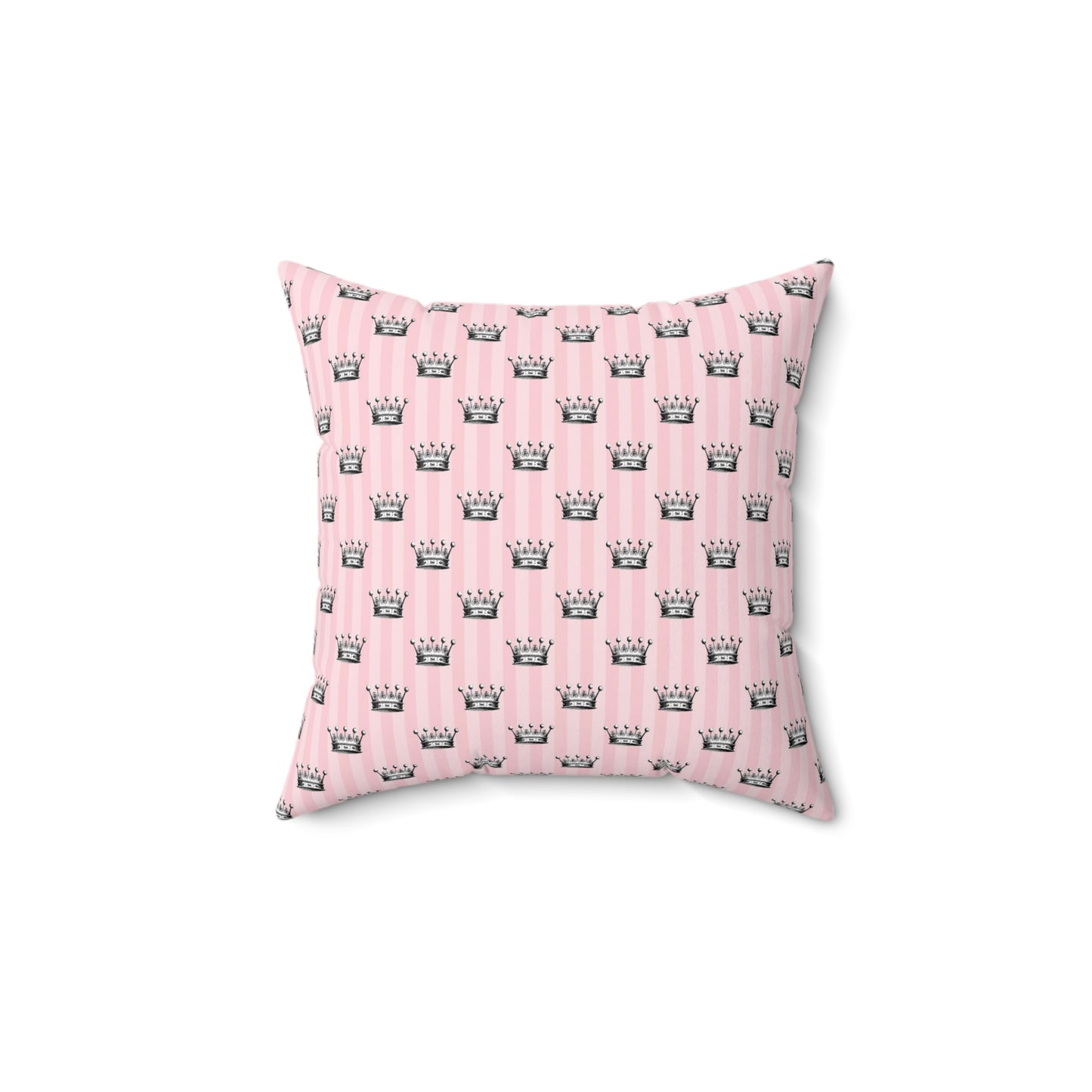 Pink Paris Pattern 20 - Faux Suede Square Pillow